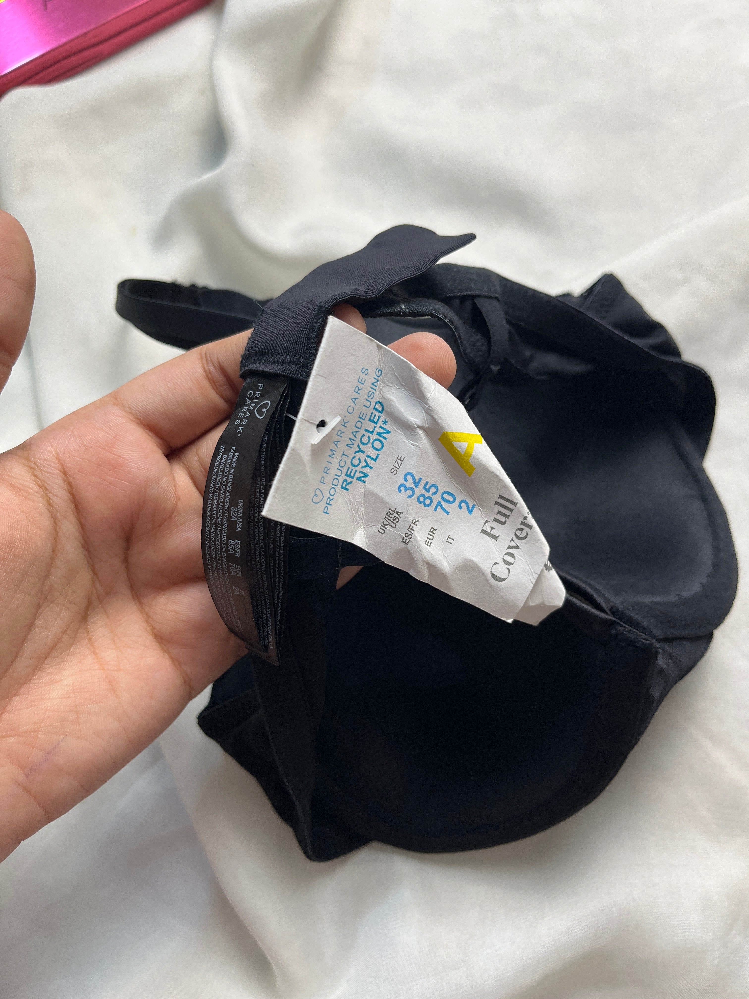 Primark Tagged tshirt wired 32A bra