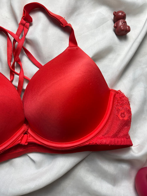 Ambrielle front open padded 38C bra