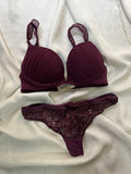 Pushup women’s secret bra size : 32B with small thong