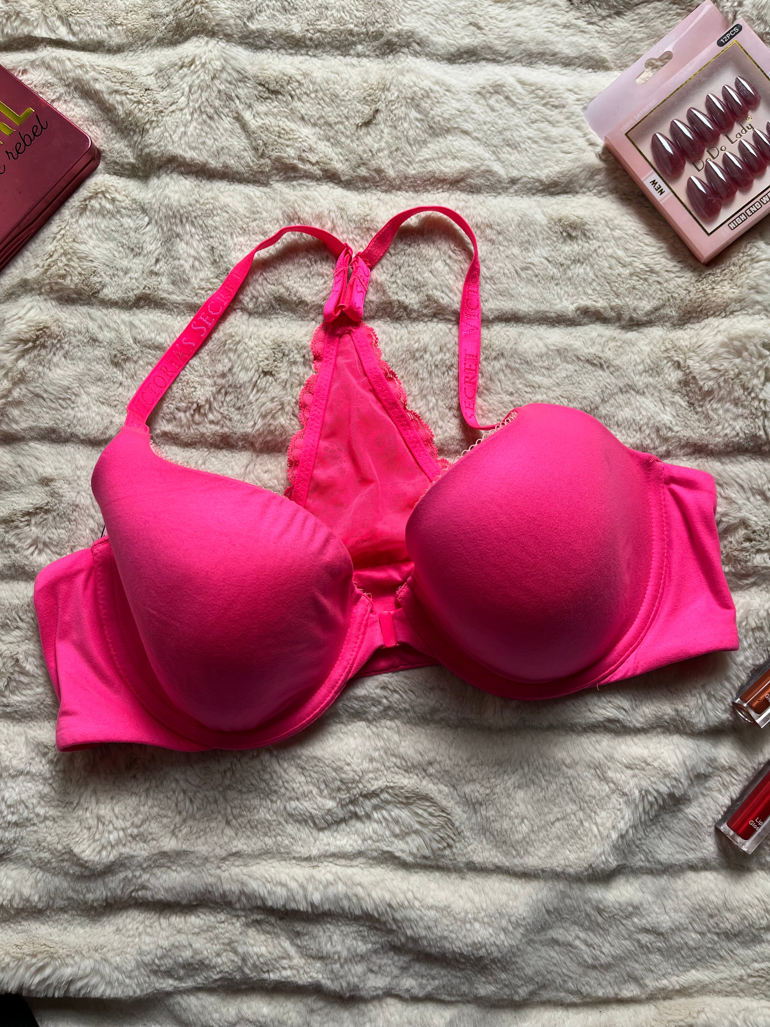 Victoria secret front open tshirt 38C bra
