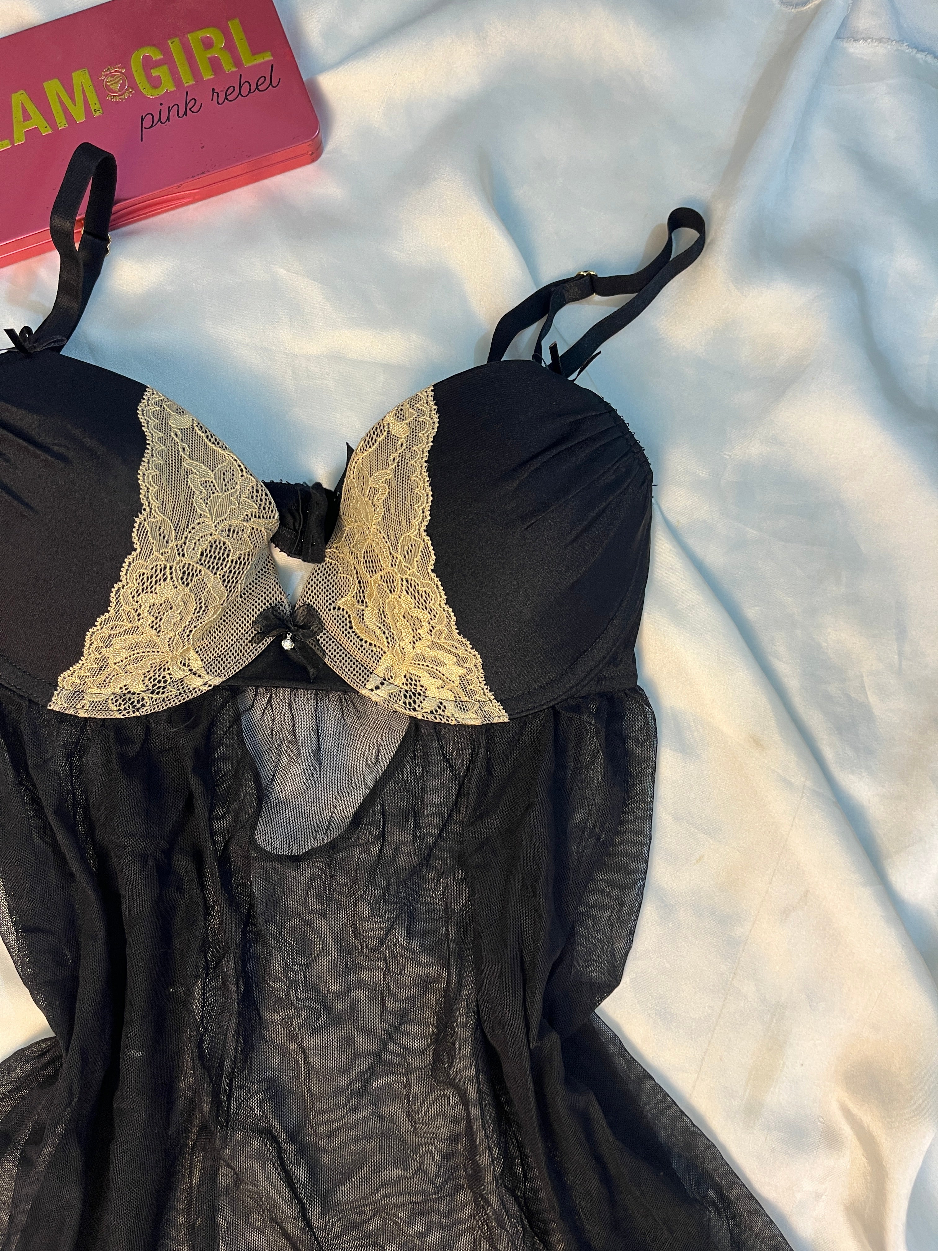 Azpalla woman Padded see through Nighty 36B/34C