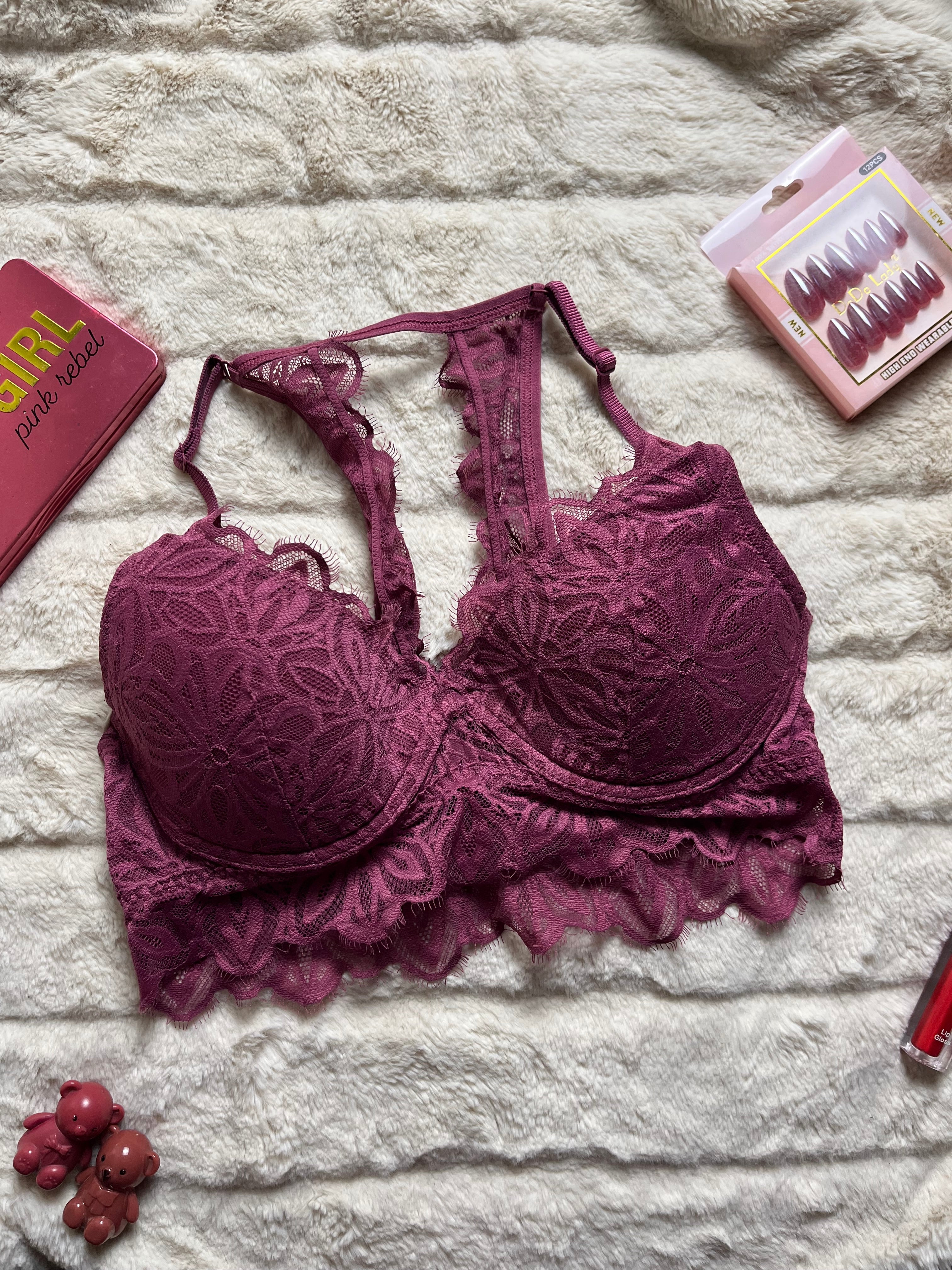 Victoria secret fancy lacy Medium bra