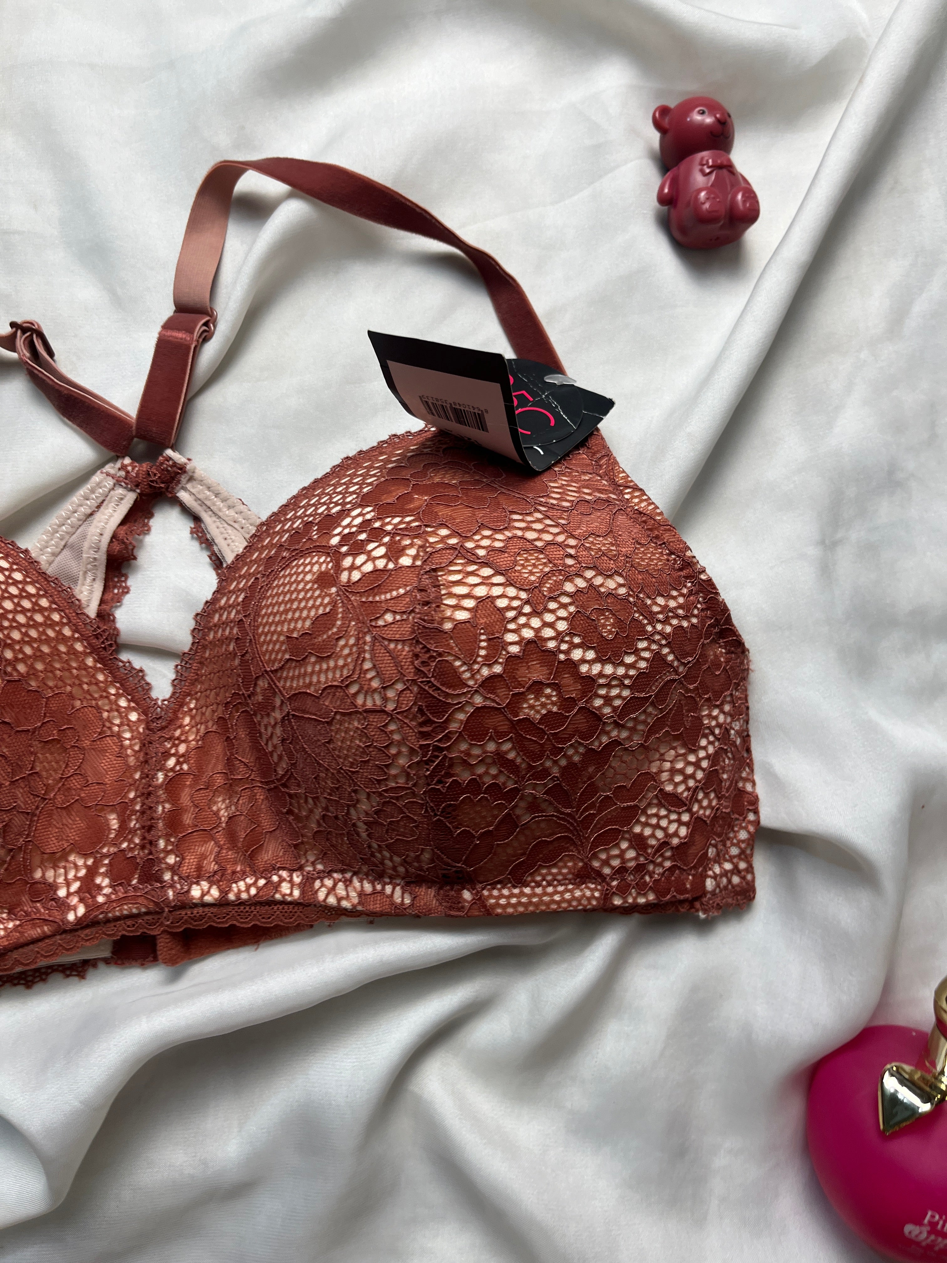 Tagged wireless 36C butterfly back bra
