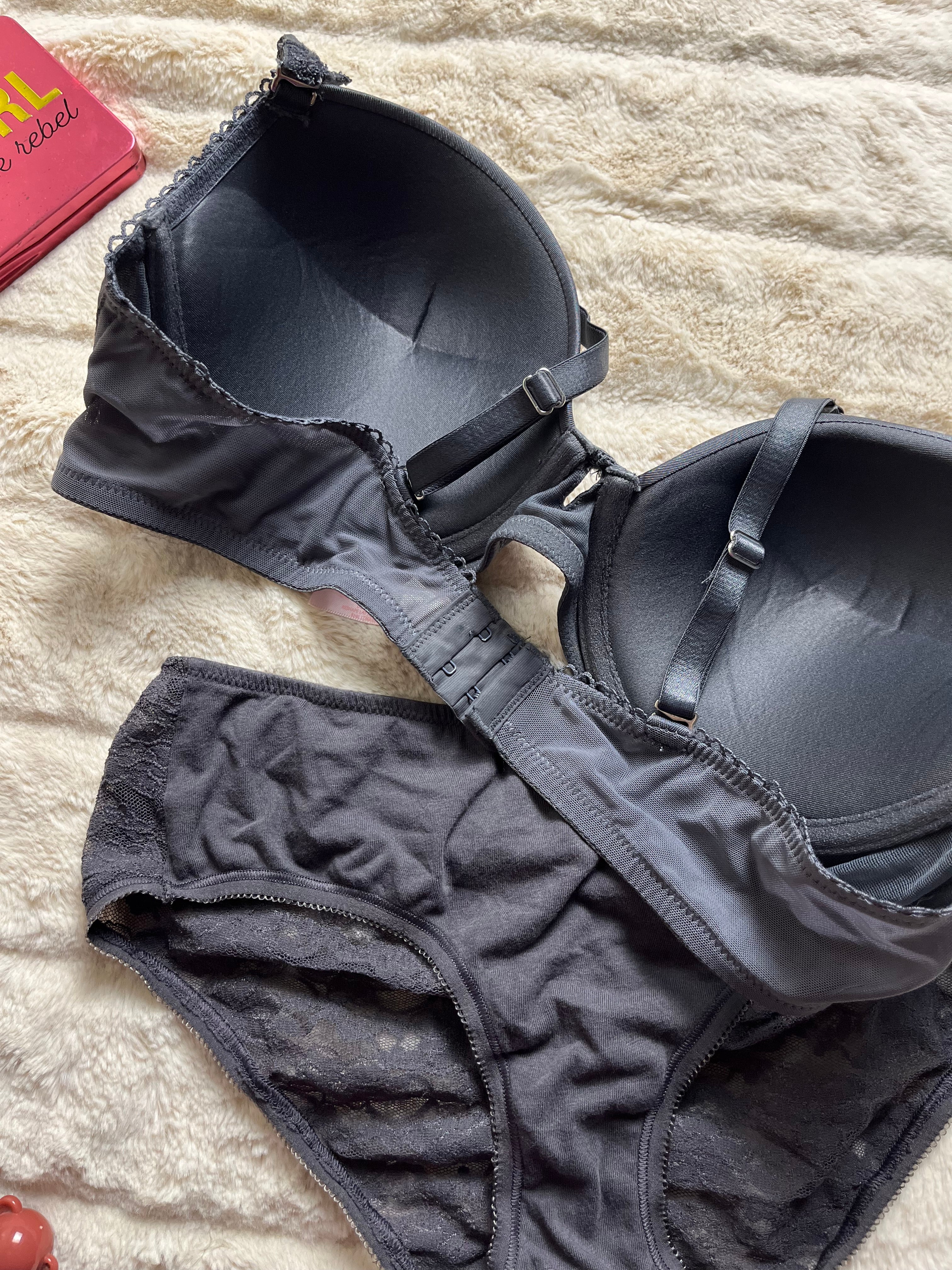 La ven Rose padded 38C bra with Victoria secret large Panty