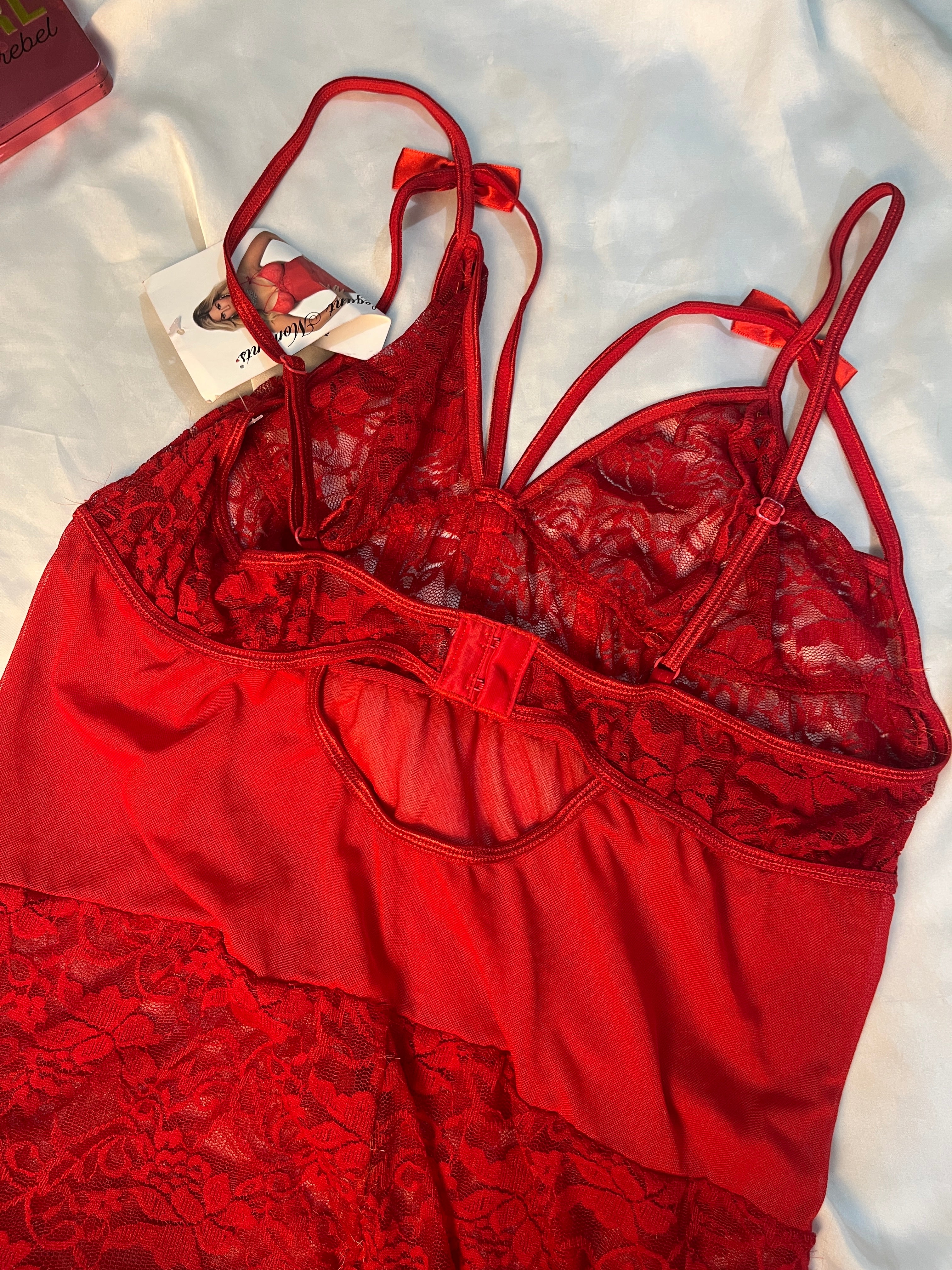 Tagged see through babydoll large lingerie
