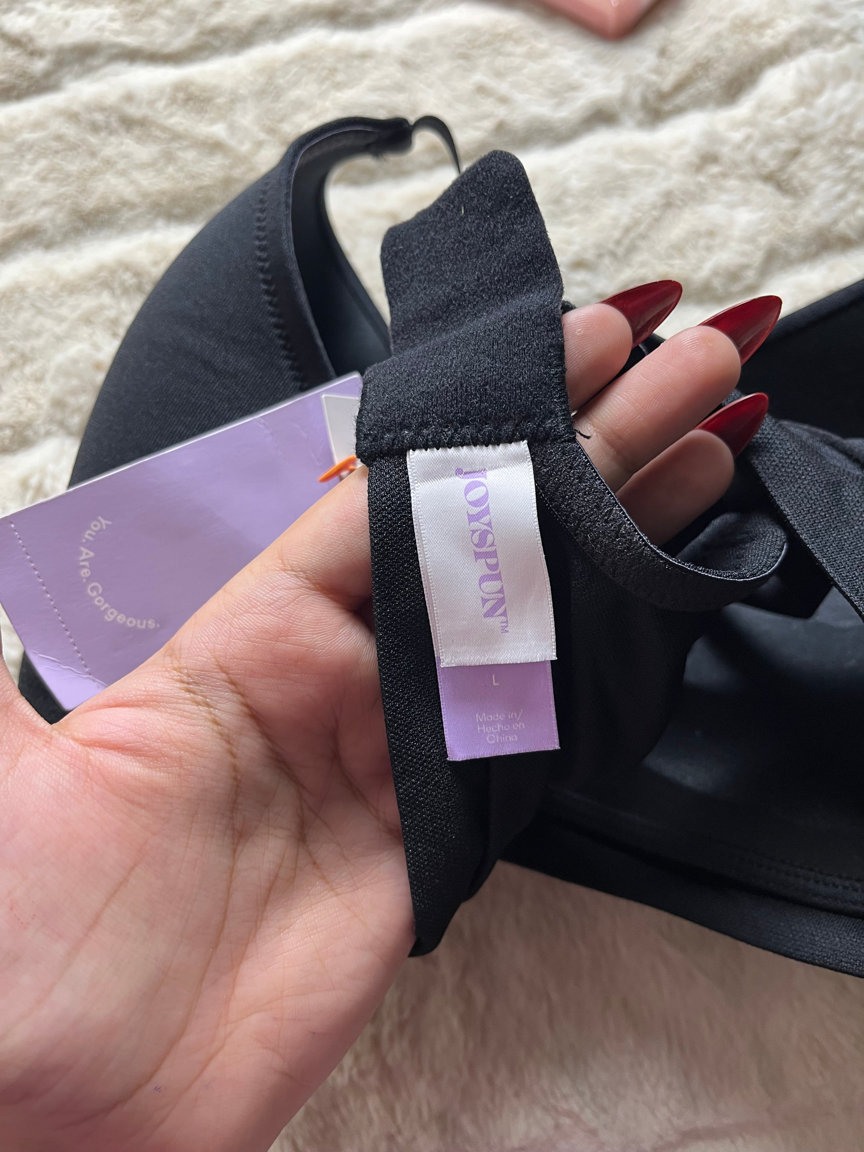 Tagged Joyspun wireless large bra