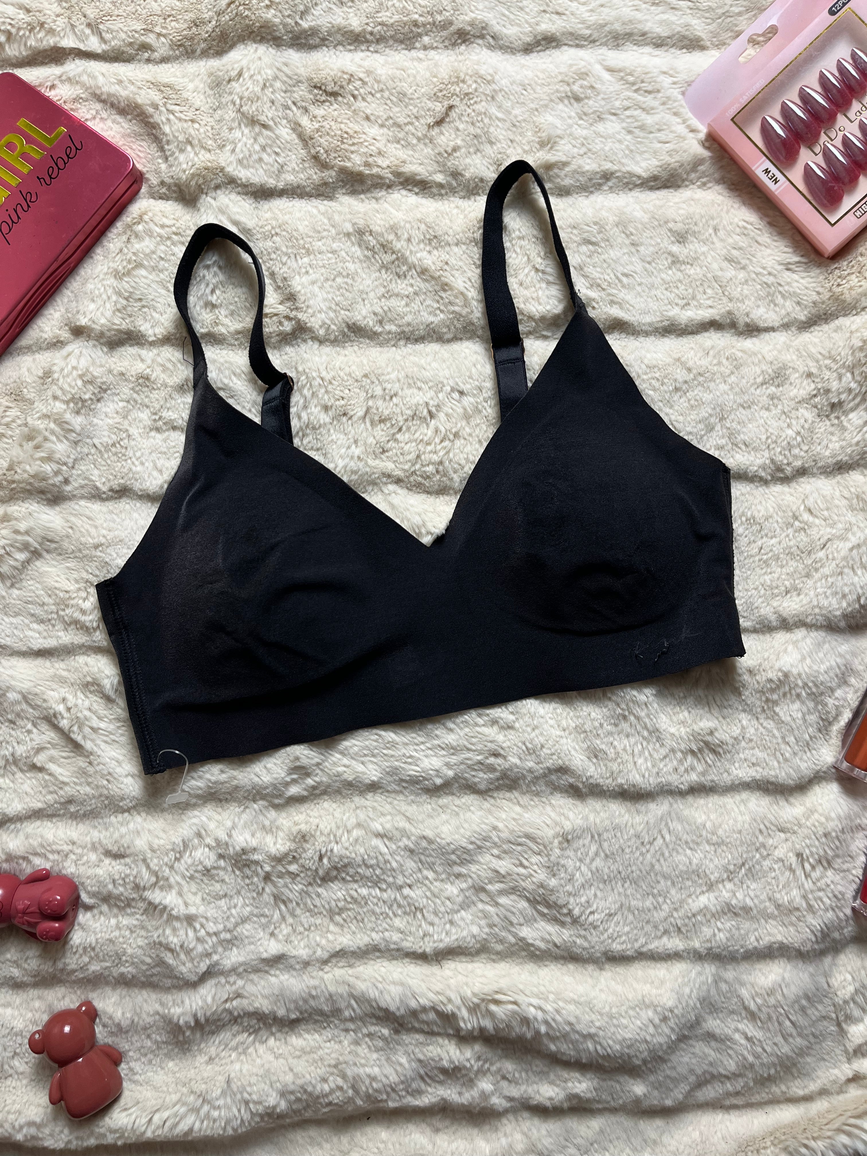PINK by victoria secret small/xs seamless wireless removeable pads bralette (32A,32B)