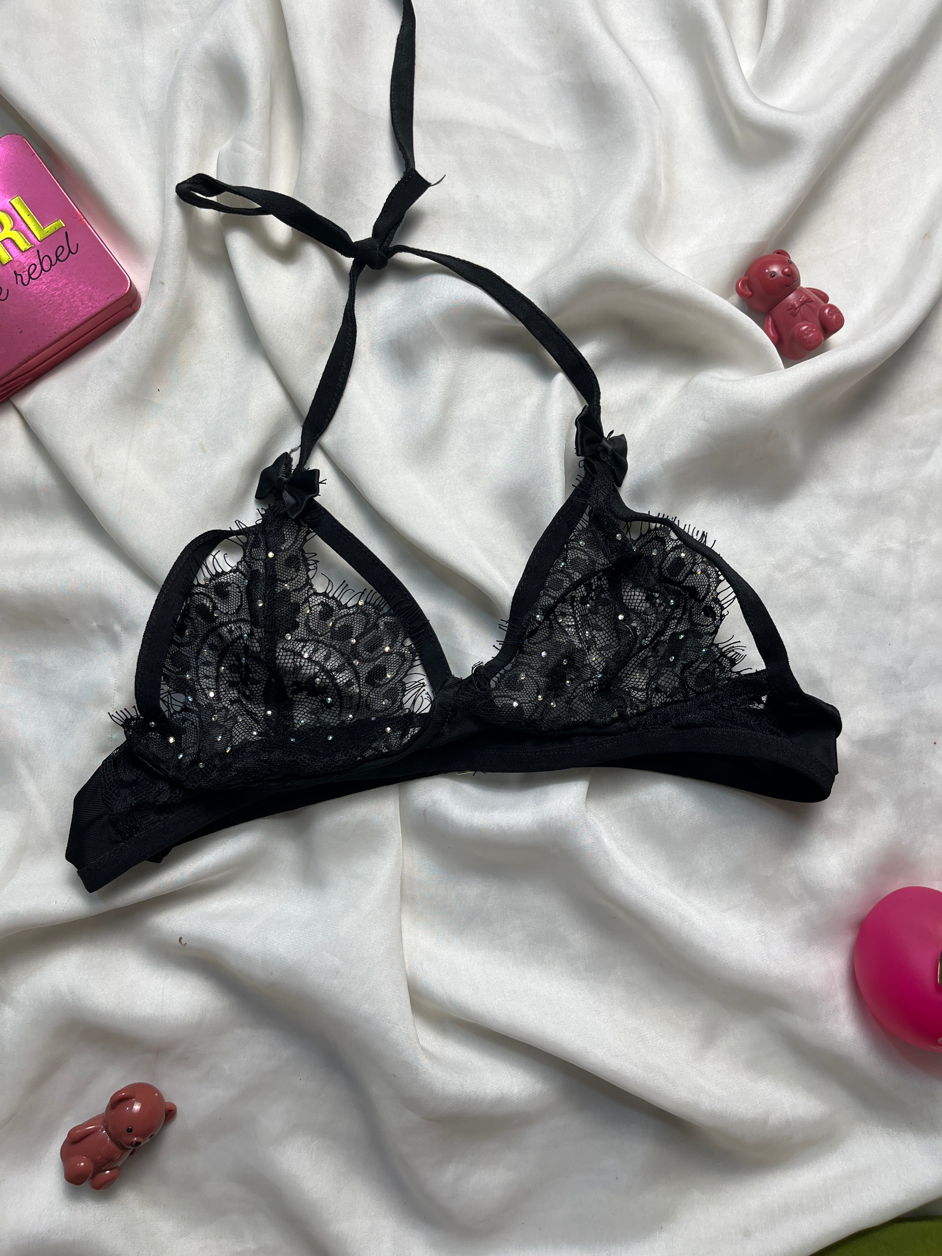 See through small sexy bralette