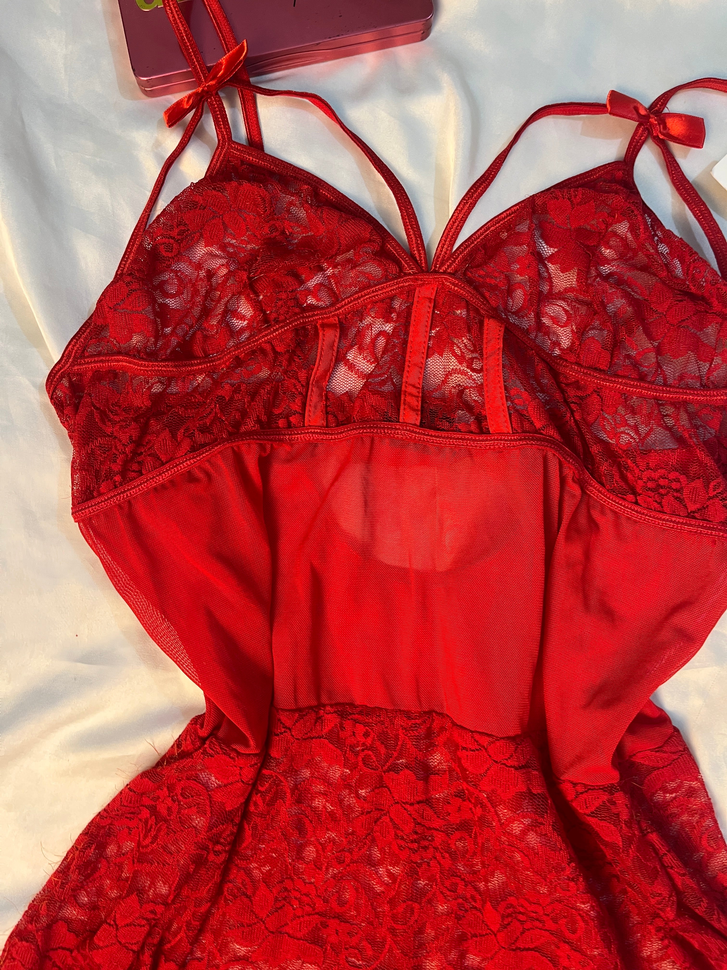 Tagged see through babydoll large lingerie