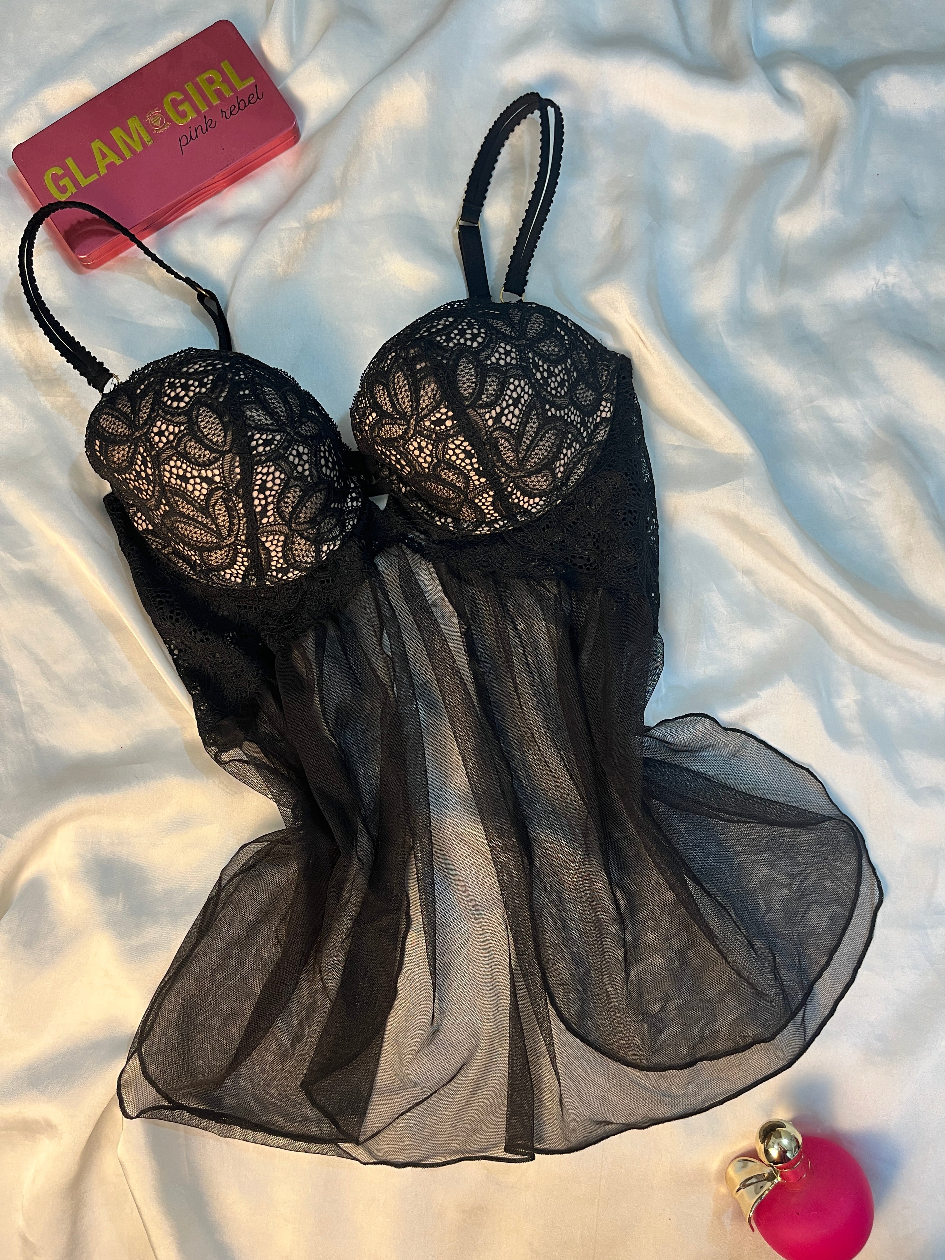 Victoria secret 36C padded see through lingerie