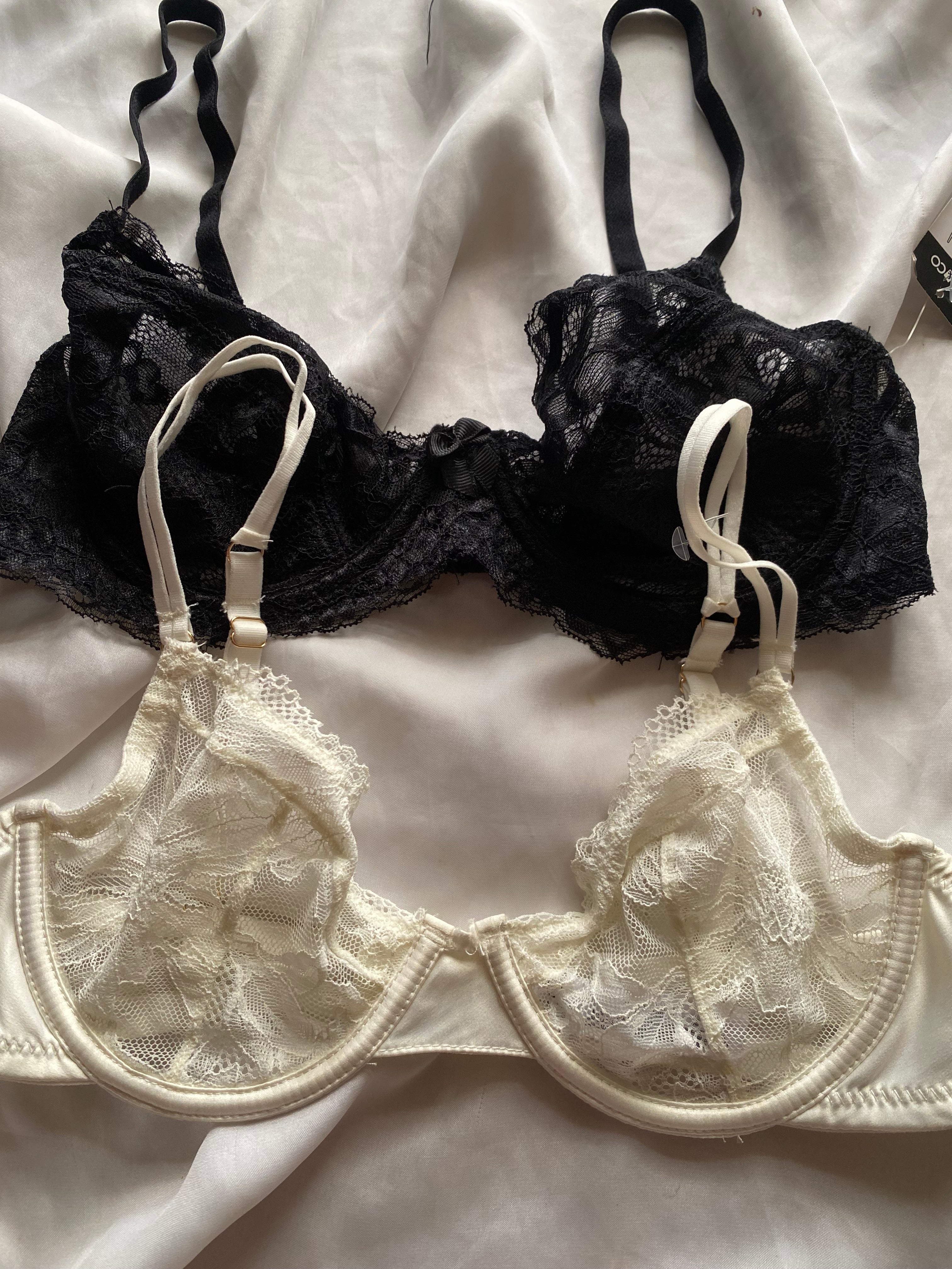 Primark & pepCo See through 34B bralettes
