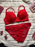 Shein tshirt bra with see through panty size : 34C/36C