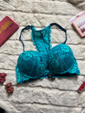 XOXO padded front open 34C bra