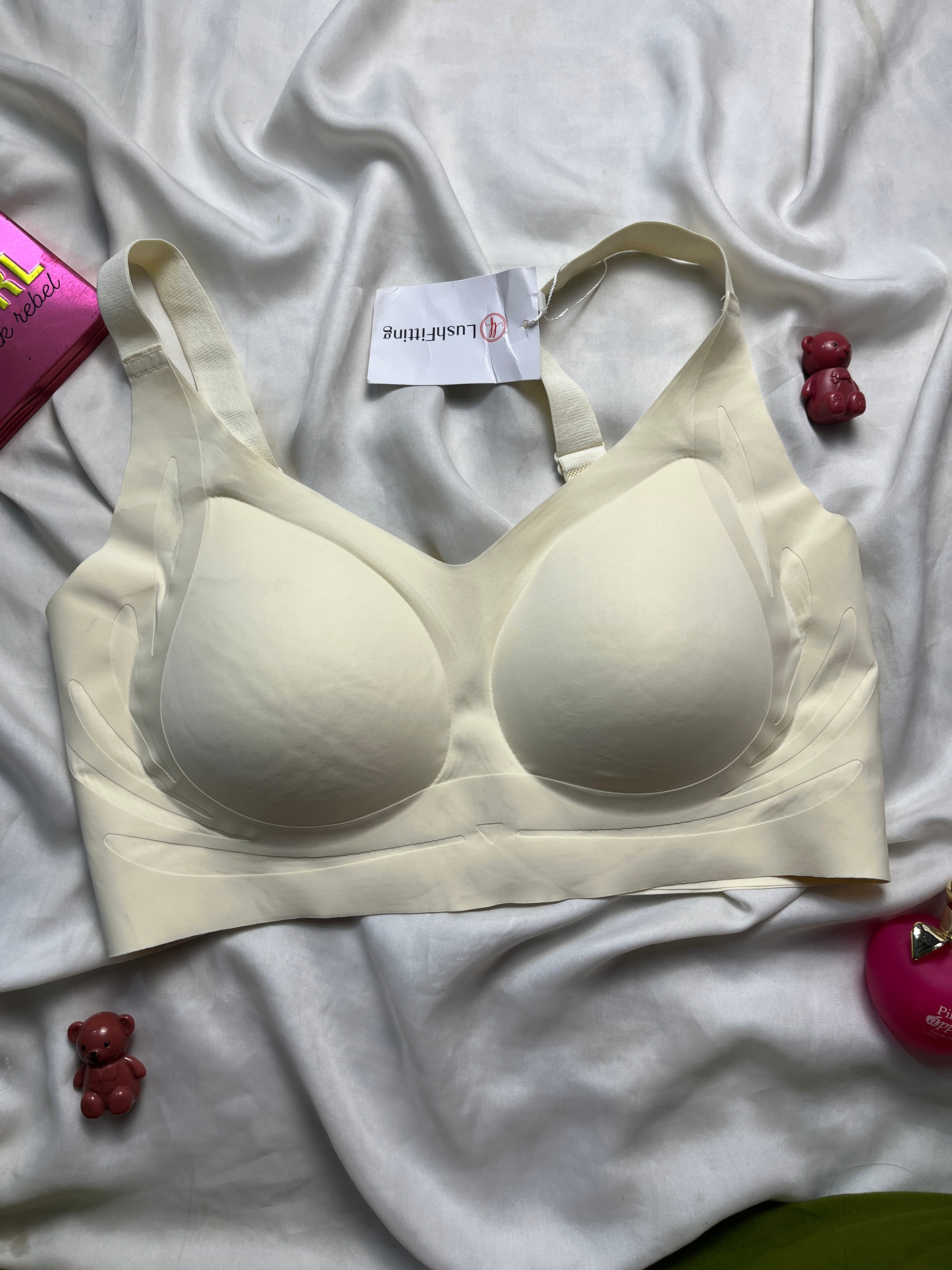 Wireless Padded 4XL bra size : 38DD/40C/40D