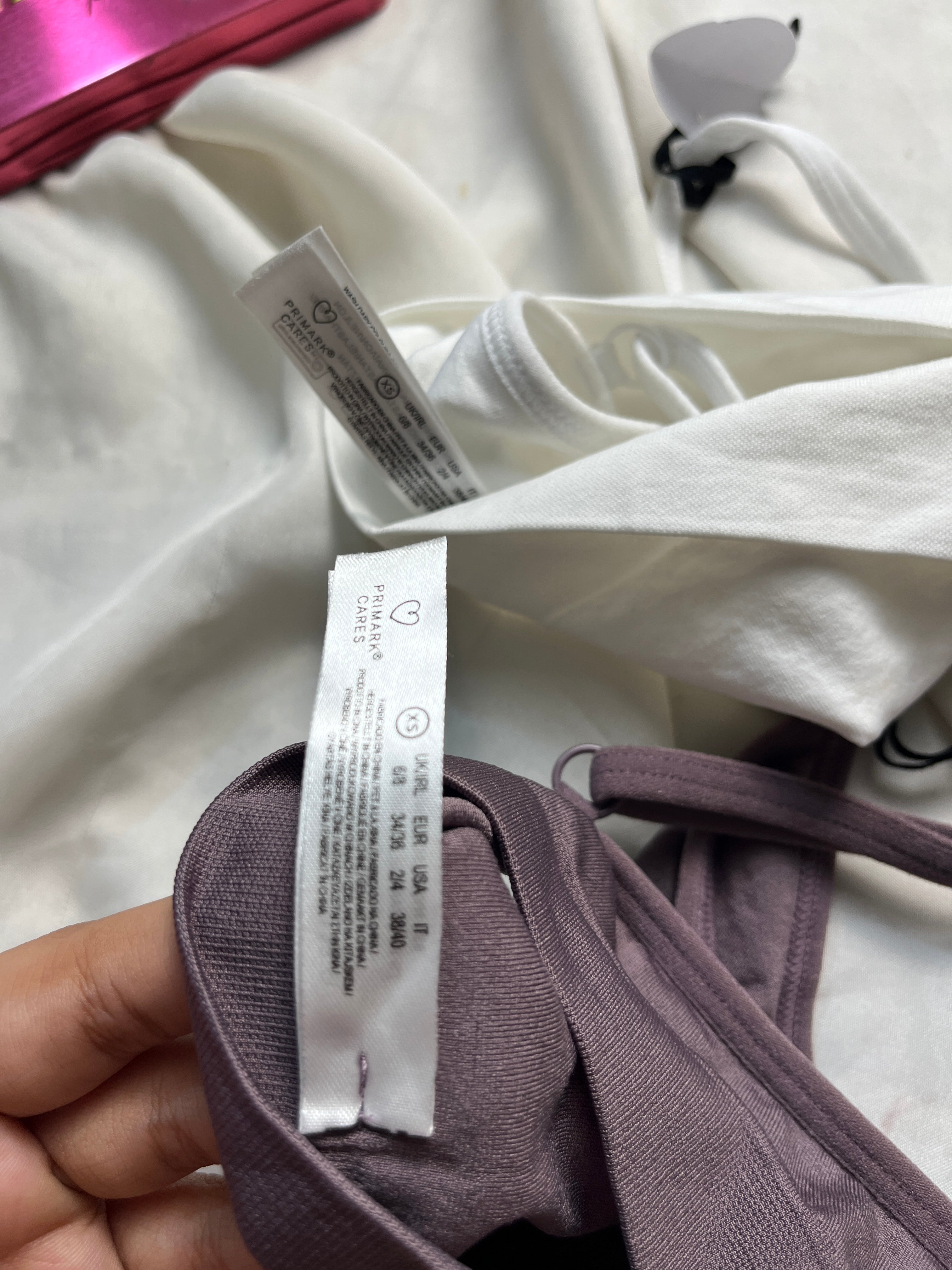 Primark Xs/Small soft dailywear bralettes