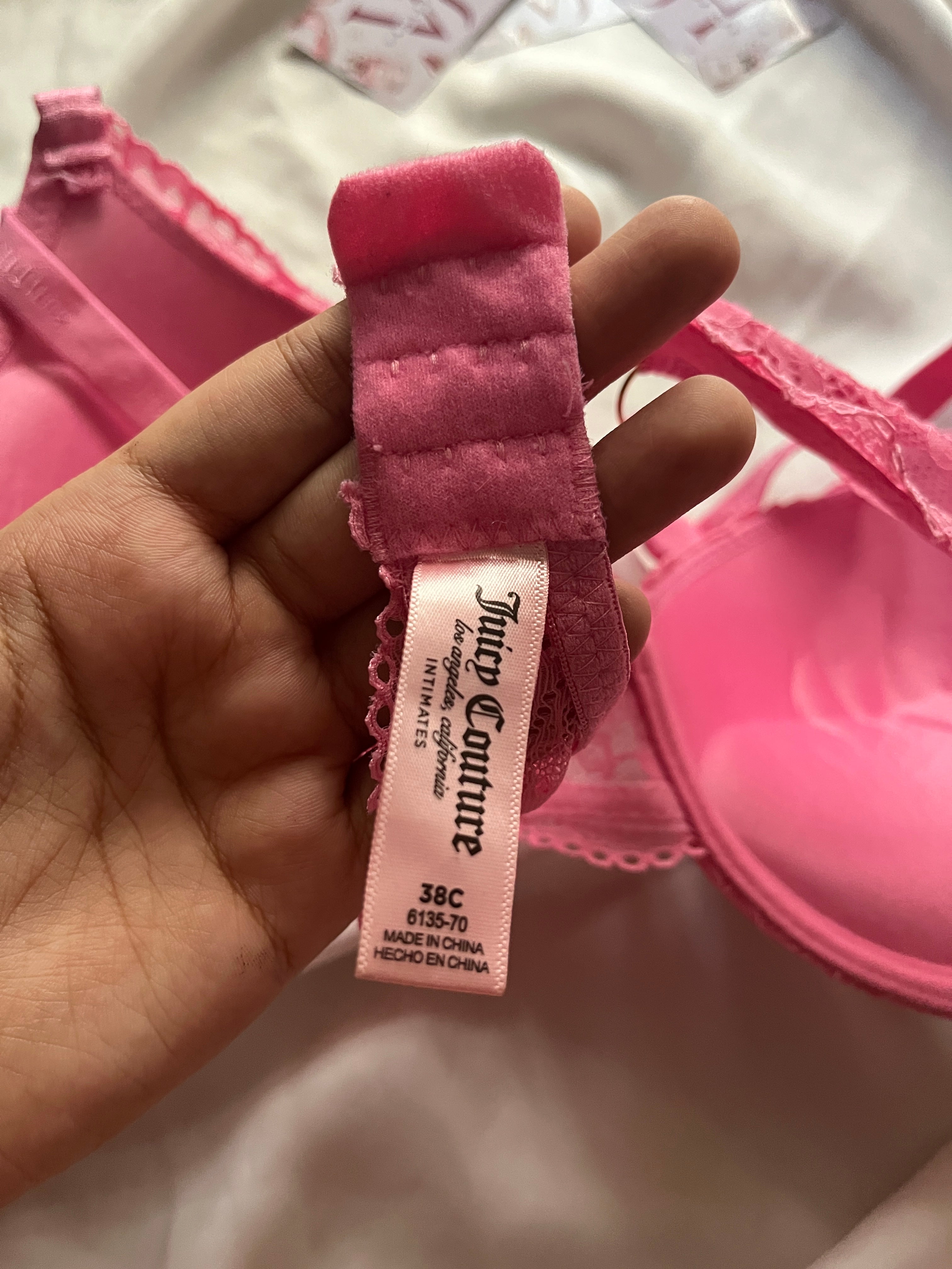 Juicy Couture slightly padded 38C bra