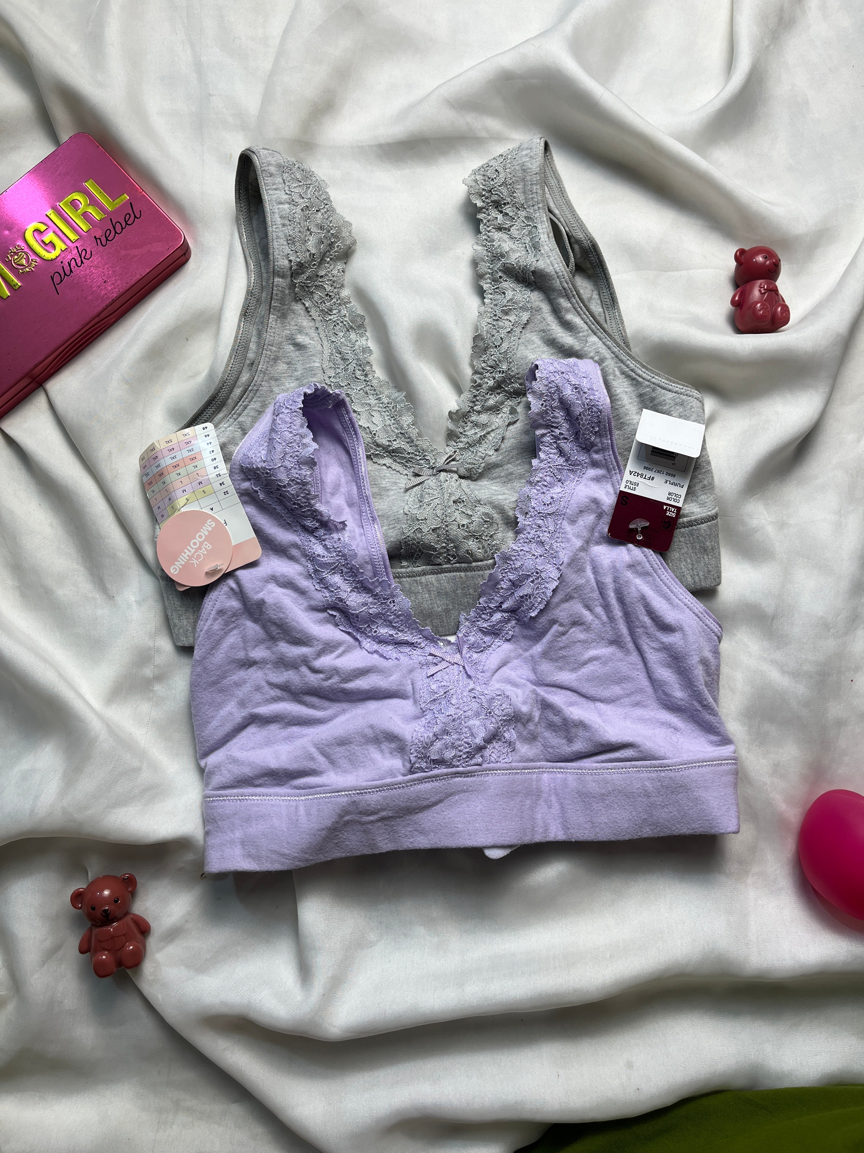 Fruit&Loom Pack of 2 Wireless bralette