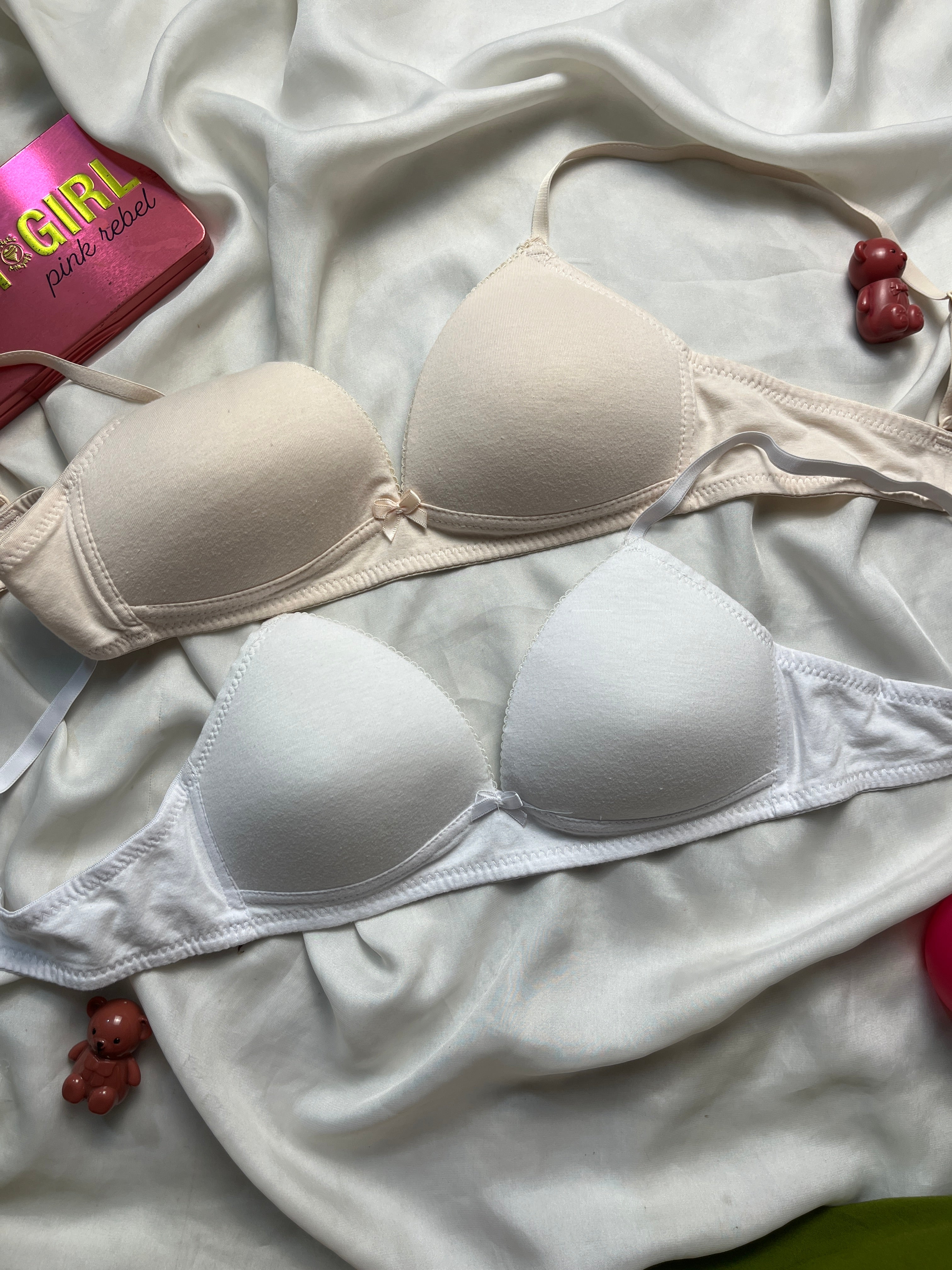 Tagged Primak Wireless non padded pack of 2 34A/32B Bras