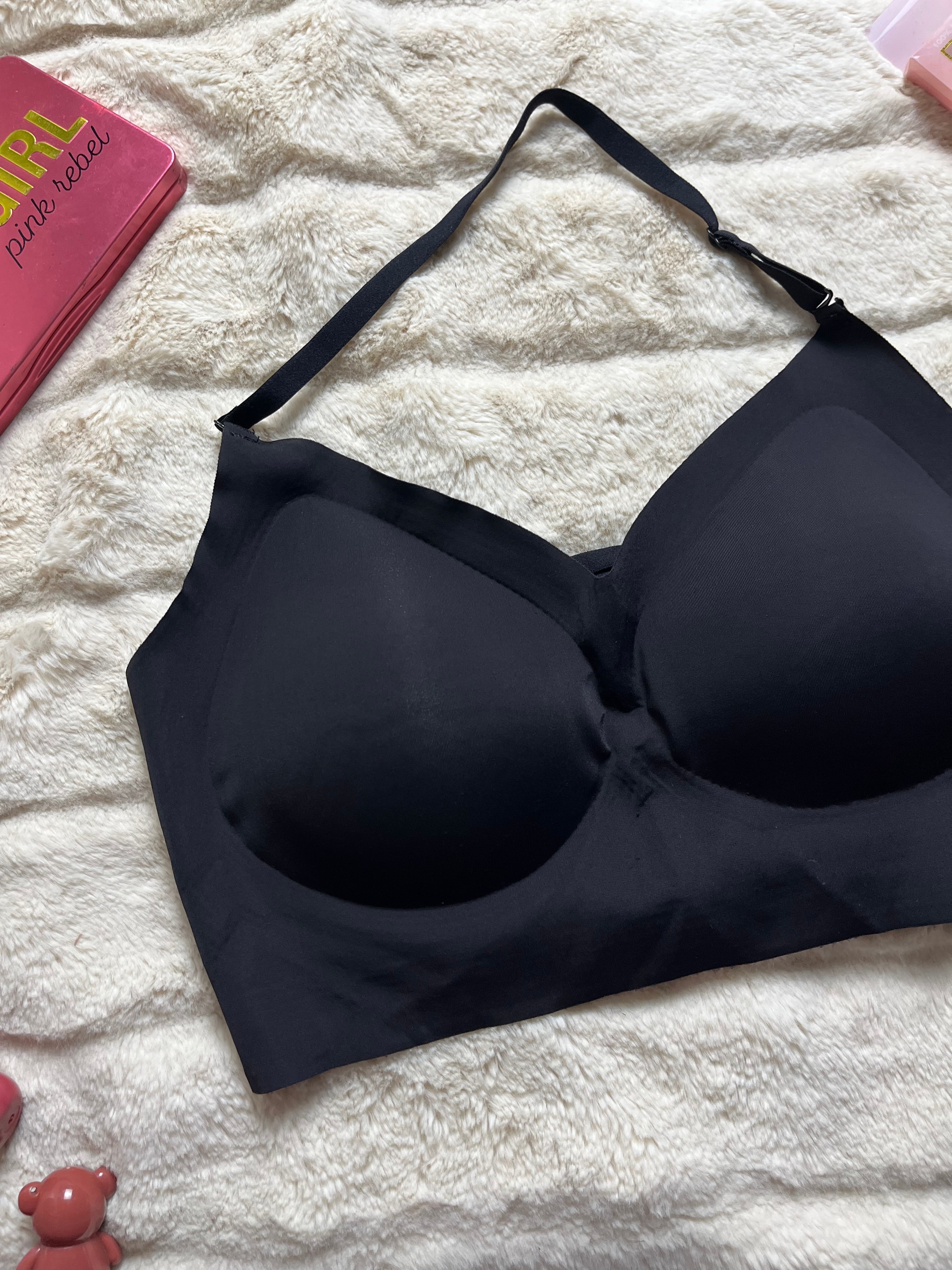 Seamless removeable pads XL wireless bra