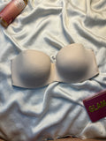PINK pushup slightly strapless bra size : 34D