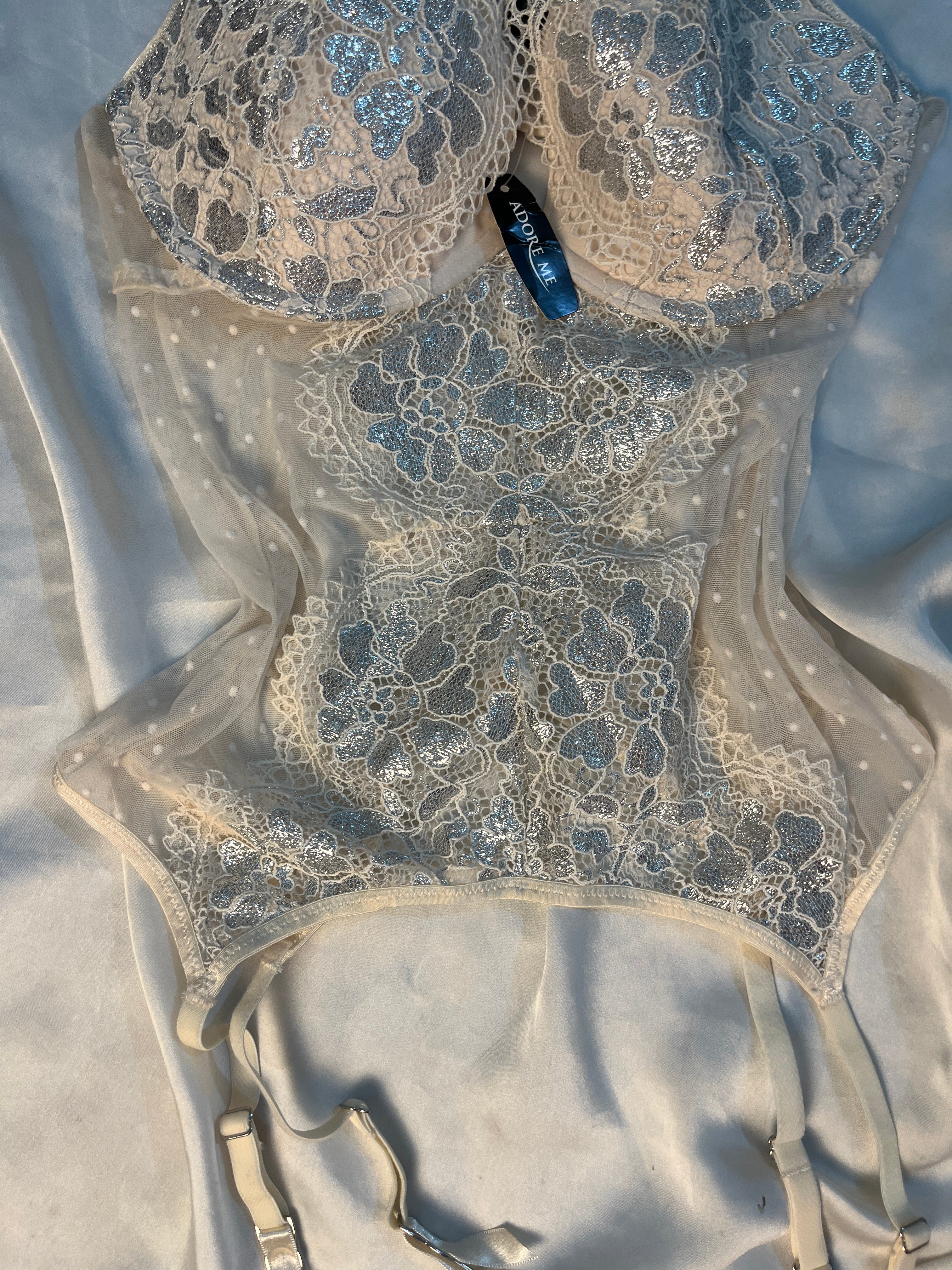 Adore me tagged medium Embroidered lingerie