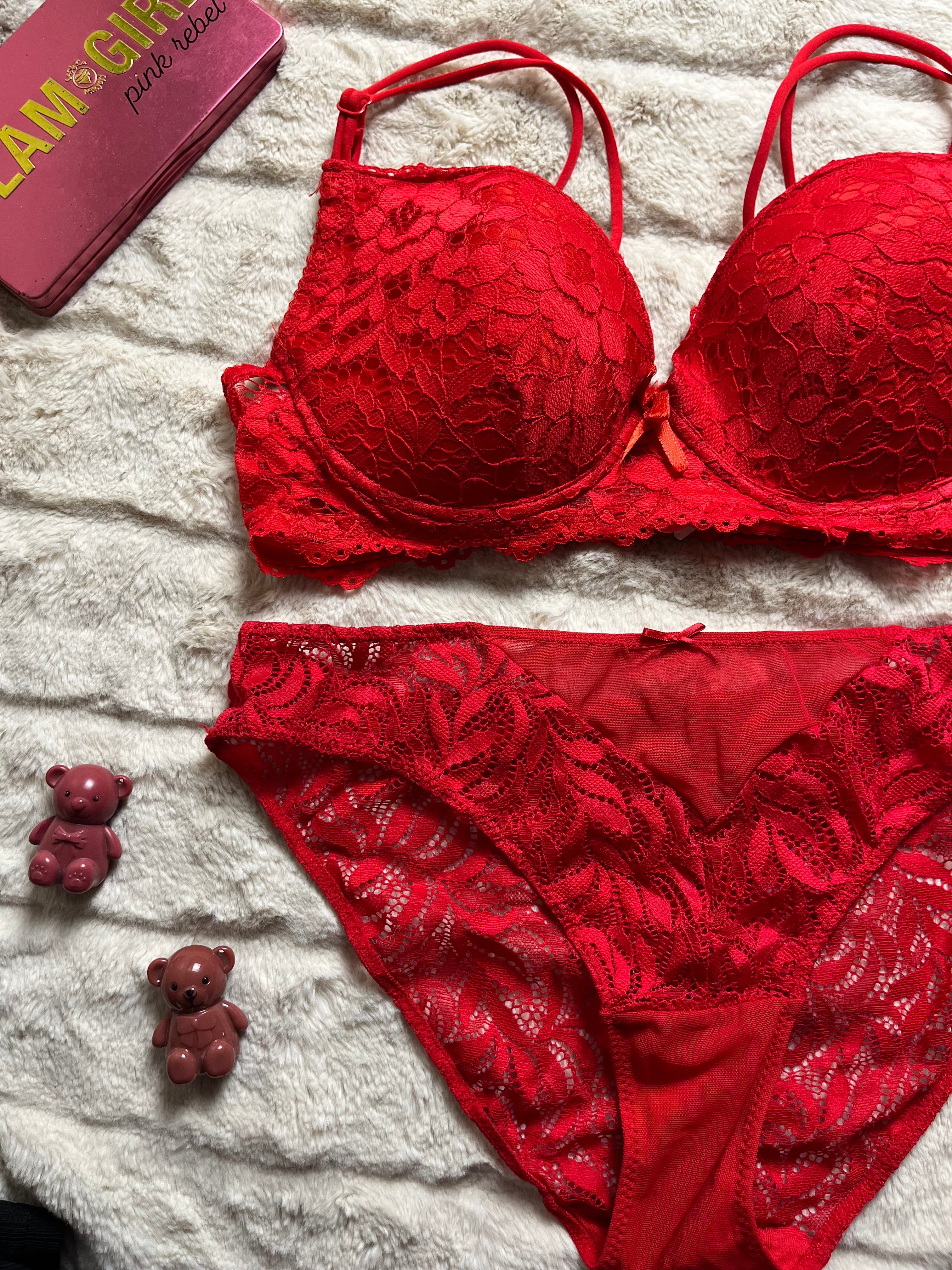 Shein tshirt bra with see through panty size : 34C/36C