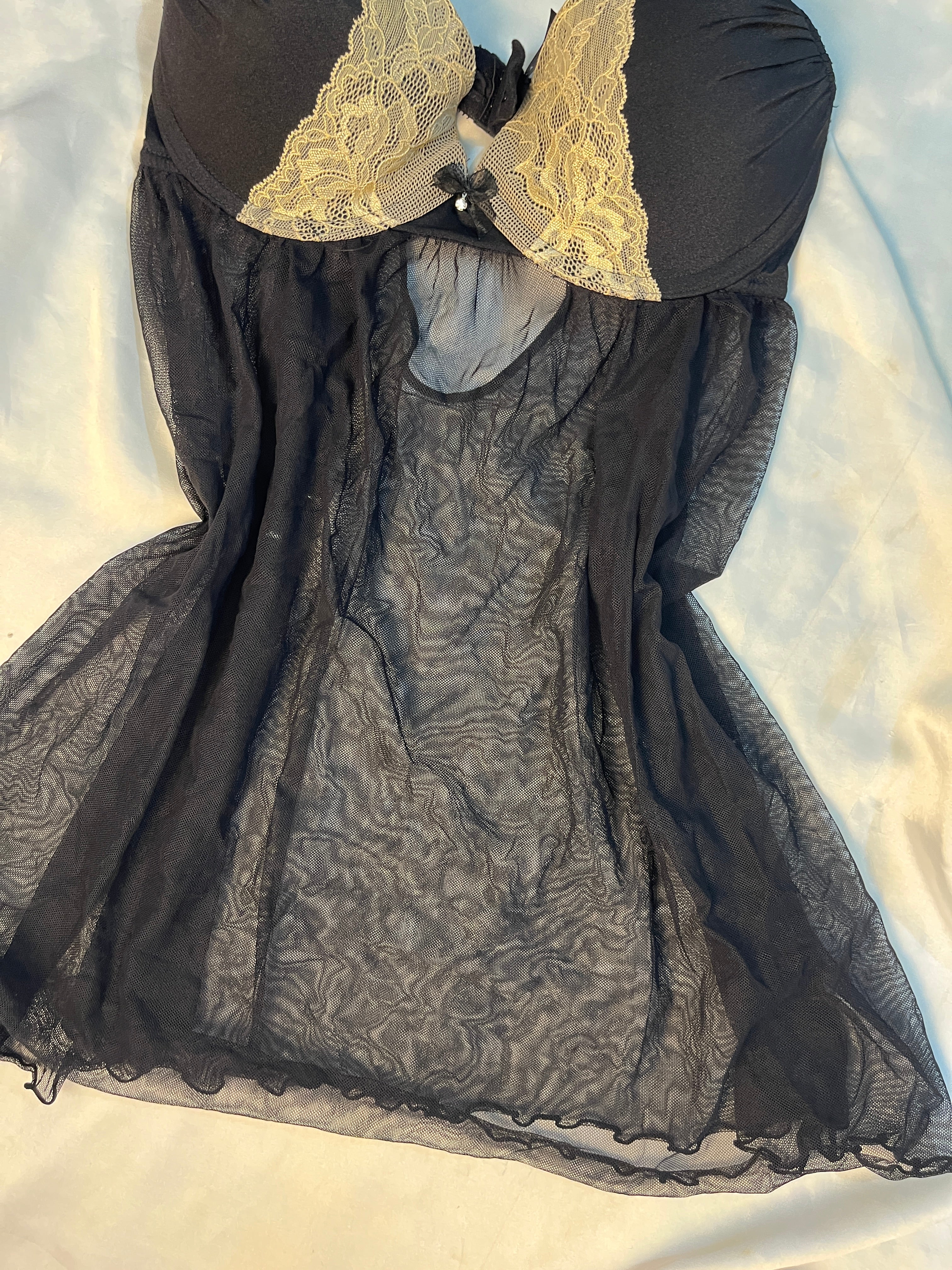 Azpalla woman Padded see through Nighty 36B/34C
