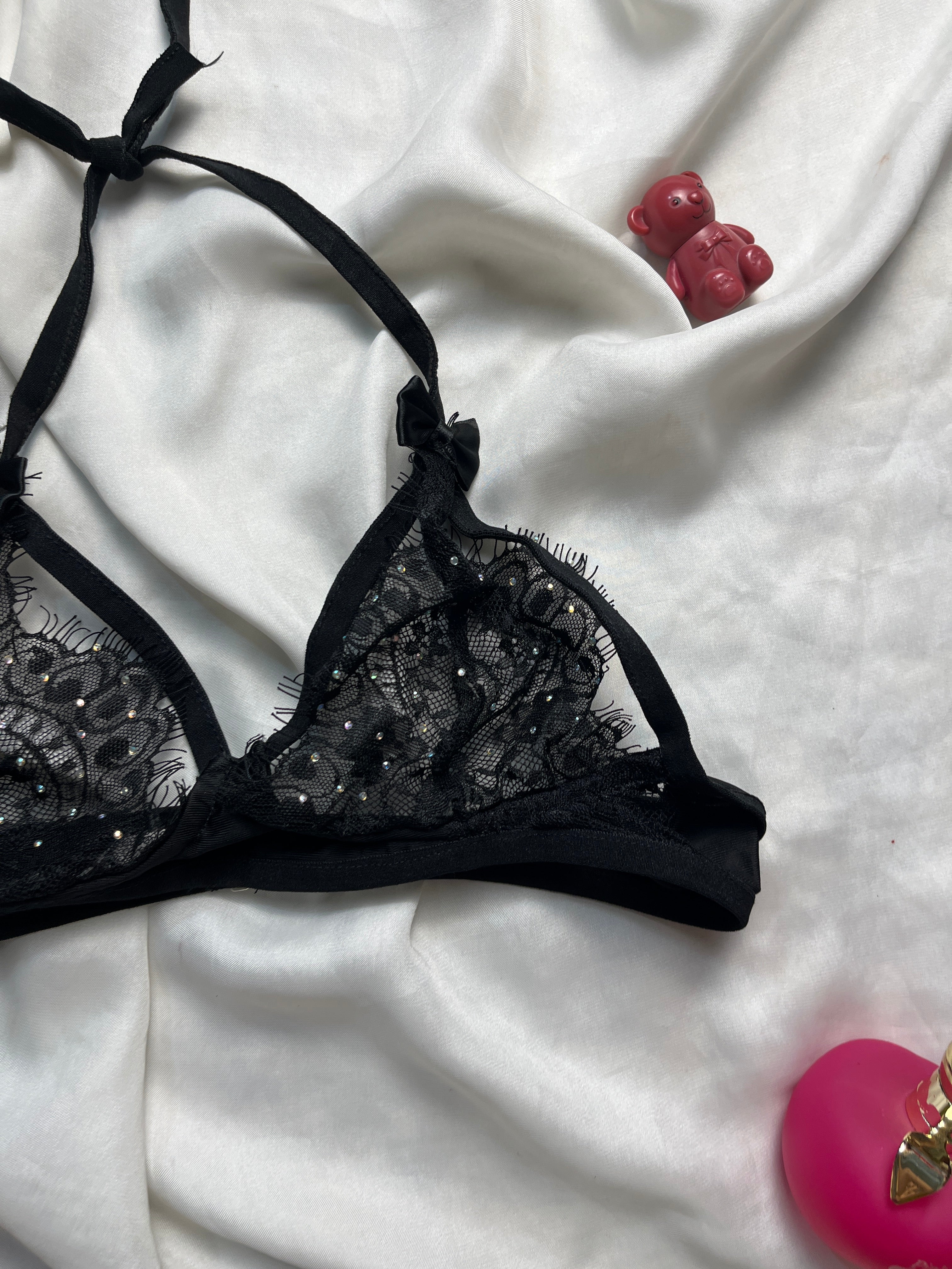 See through small sexy bralette