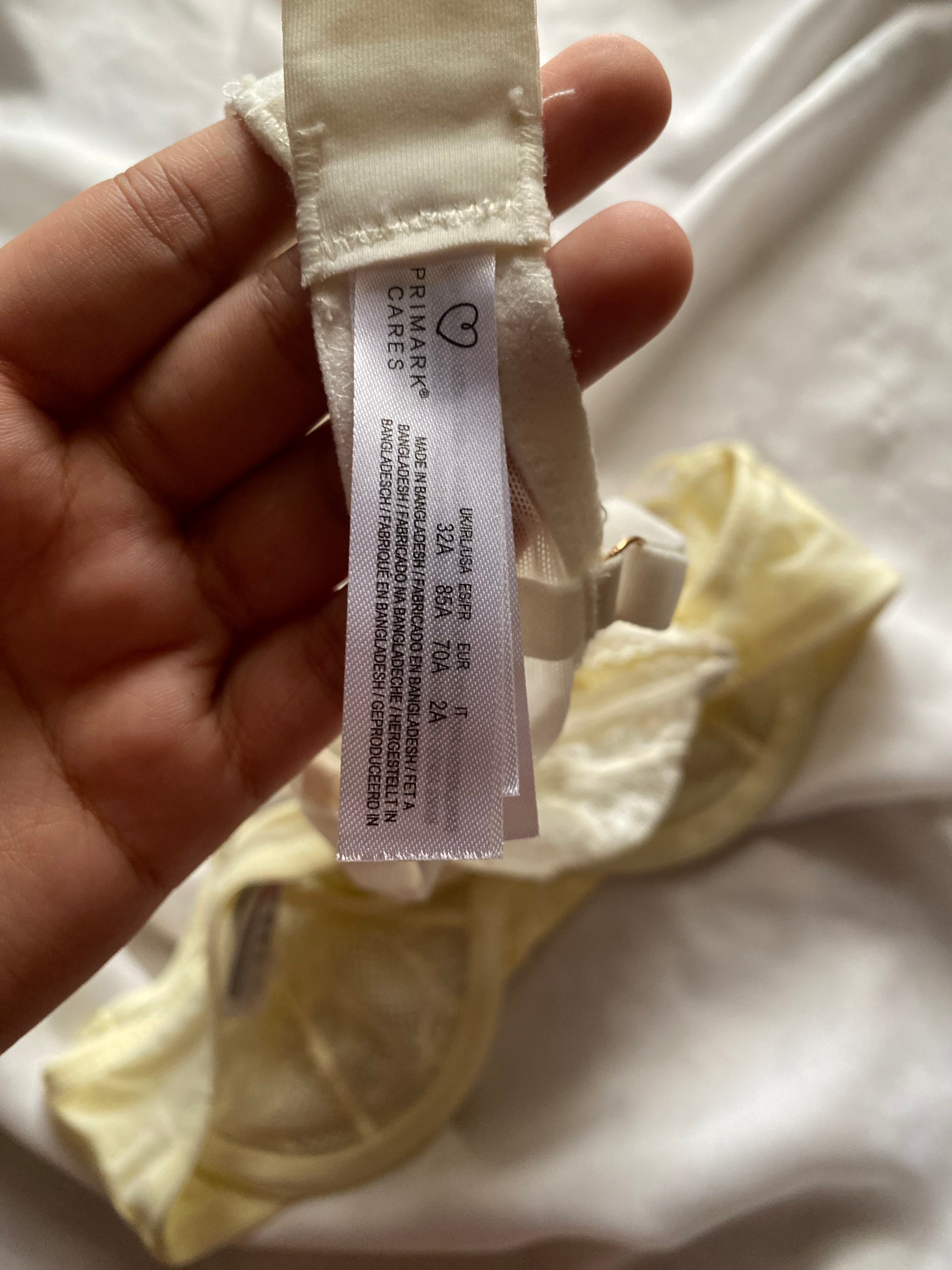 Primark see through 32A bralettes
