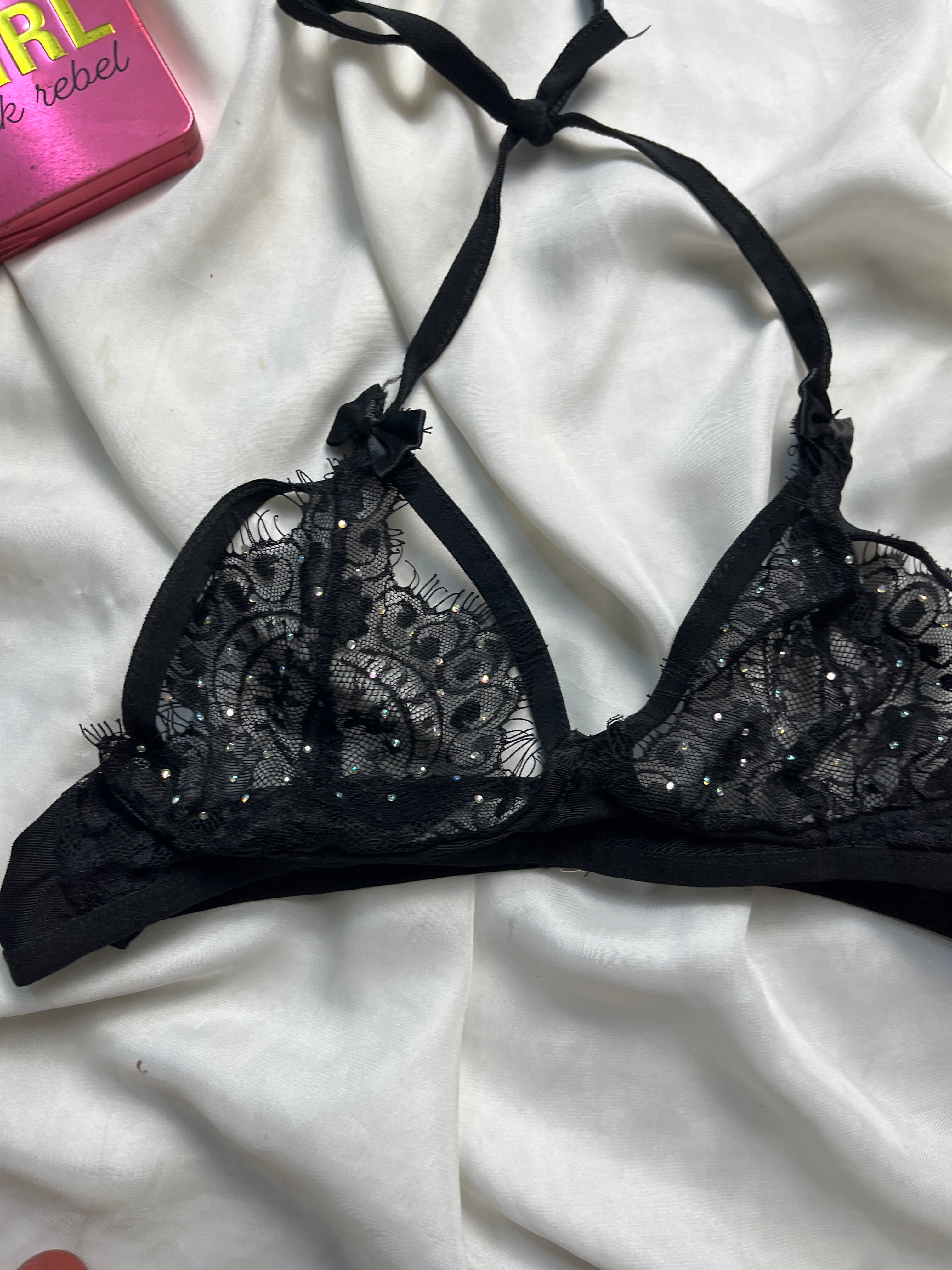 See through small sexy bralette