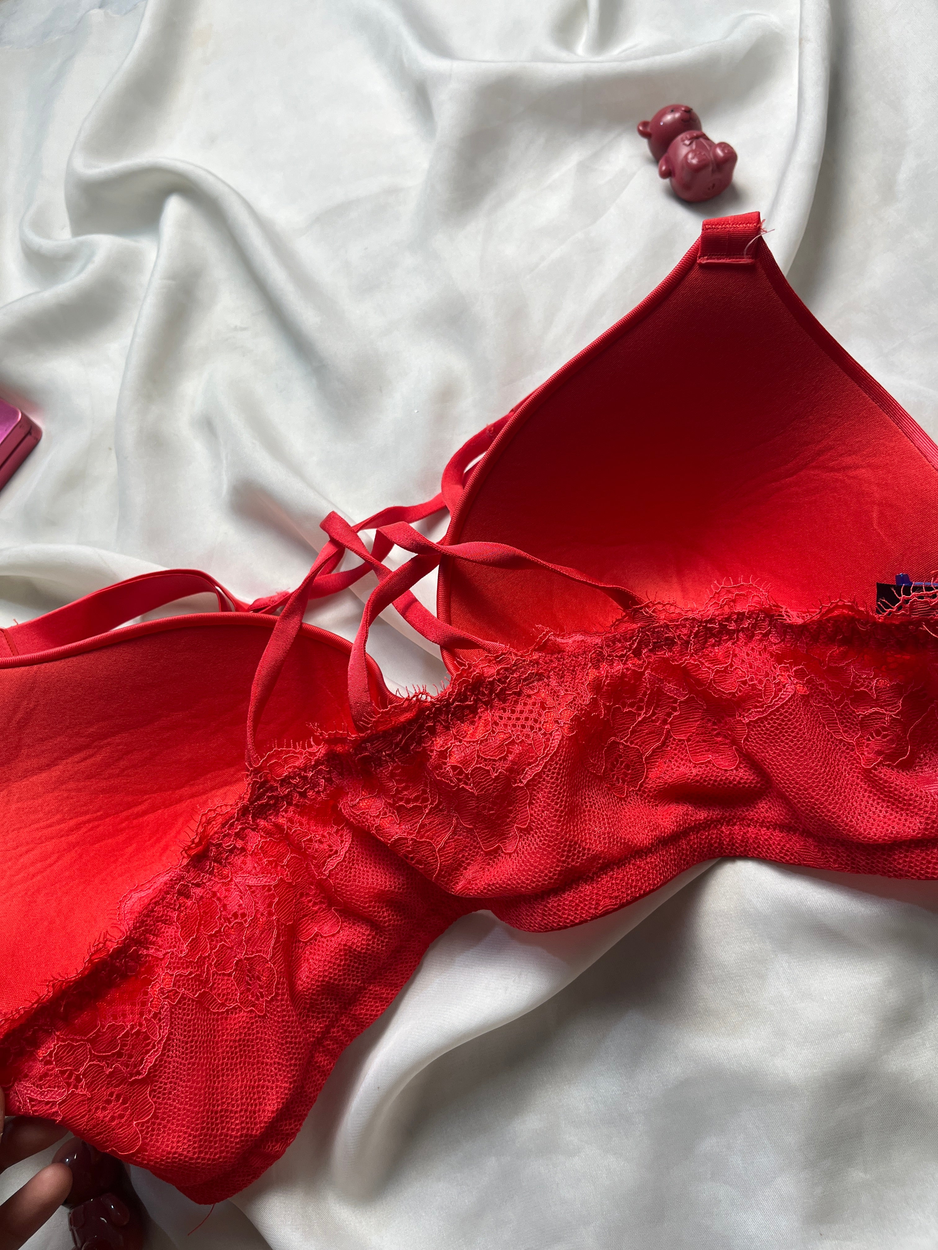 Ambrielle front open padded 38C bra