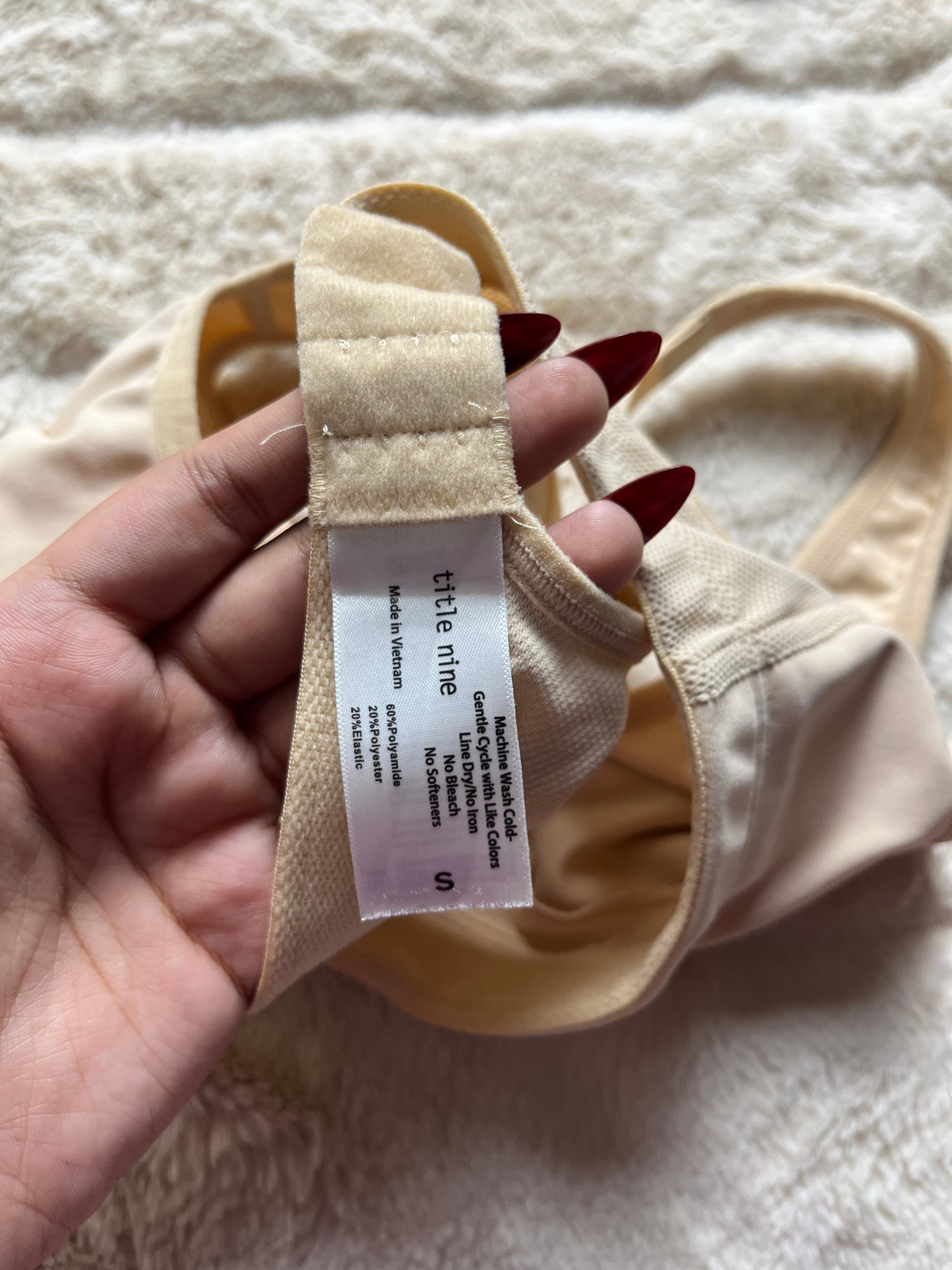 Title Mine Super comfy summer friendly fabric small bralette