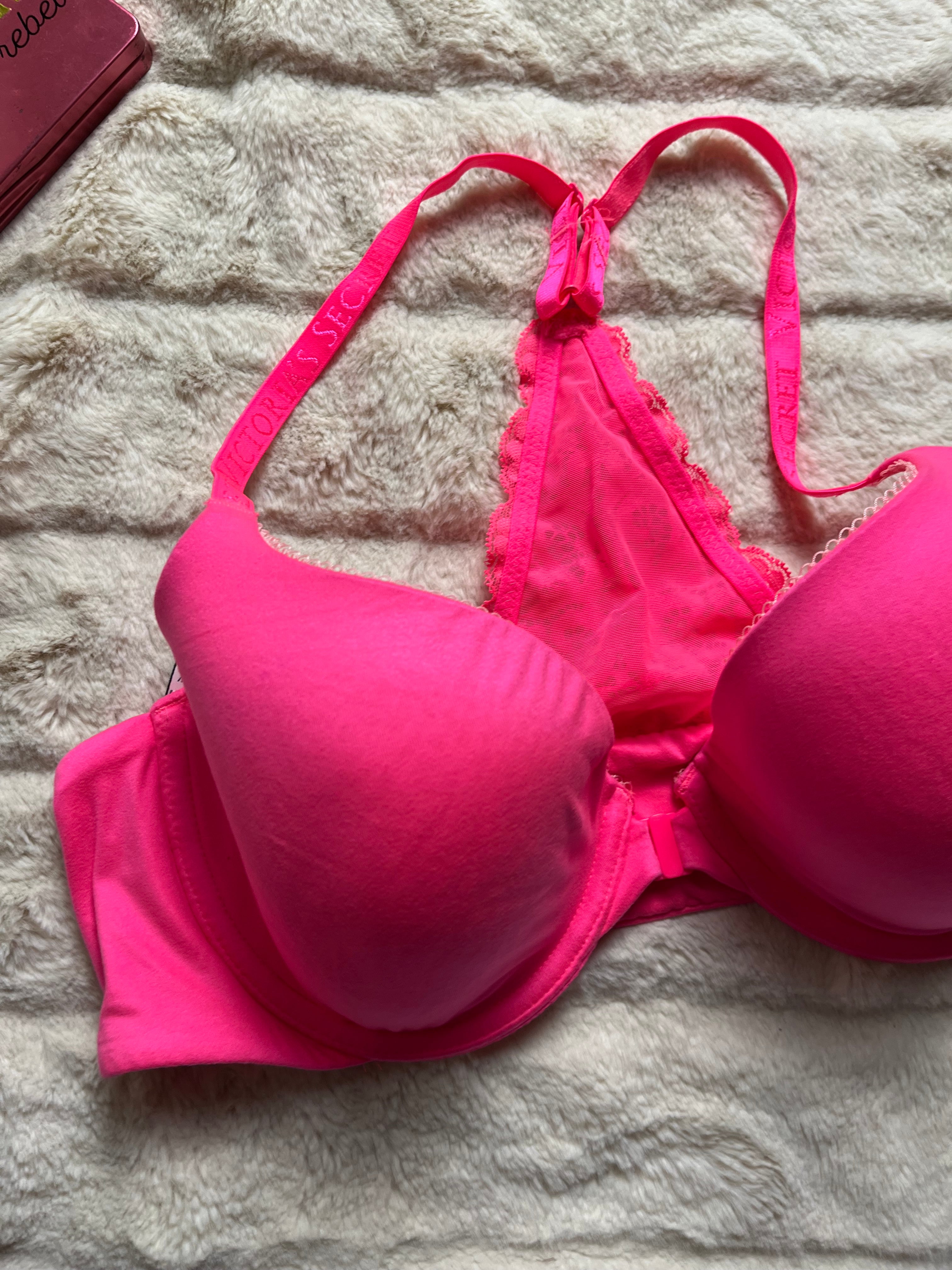 Victoria secret front open tshirt 38C bra