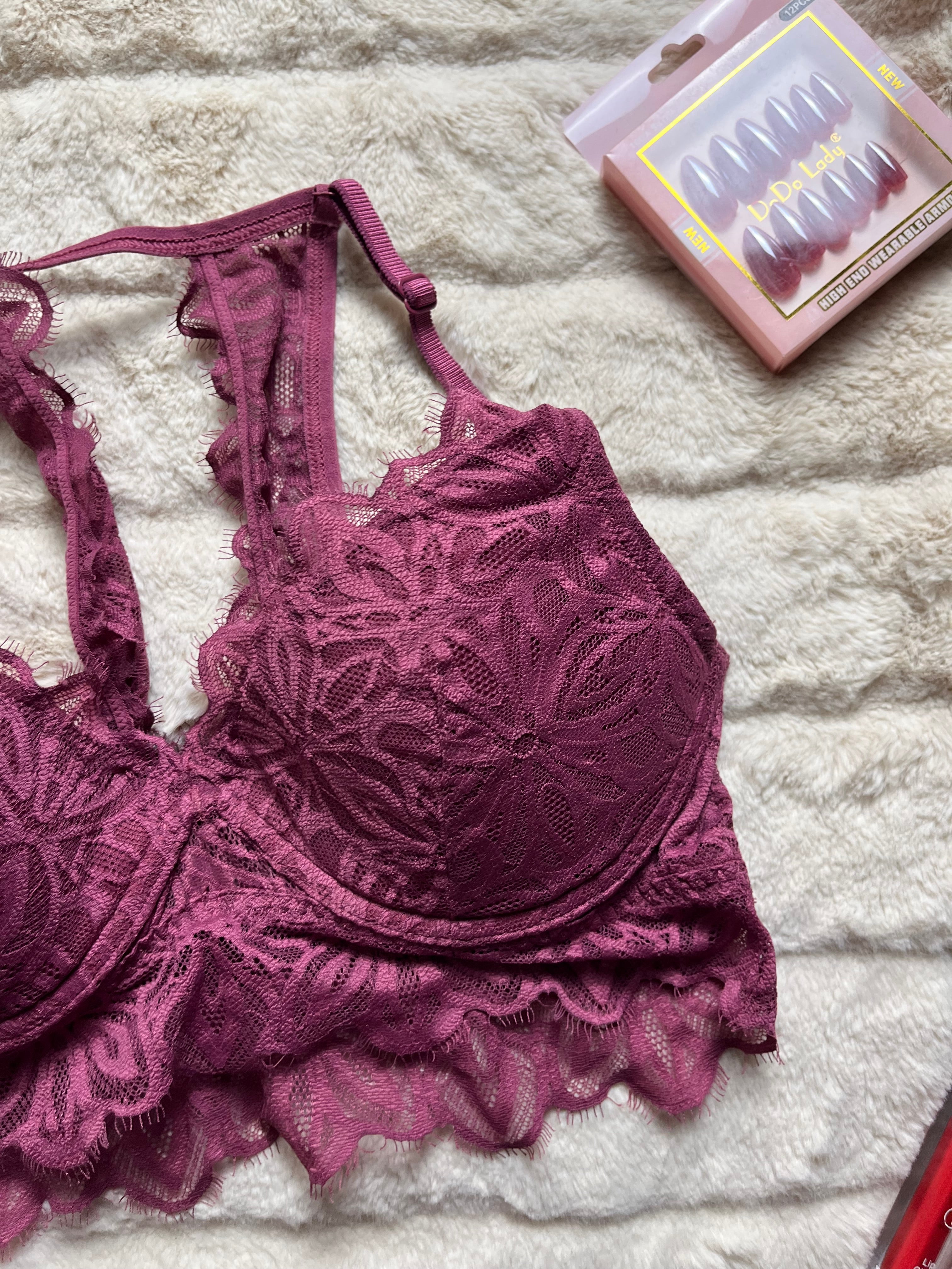 Victoria secret fancy lacy Medium bra