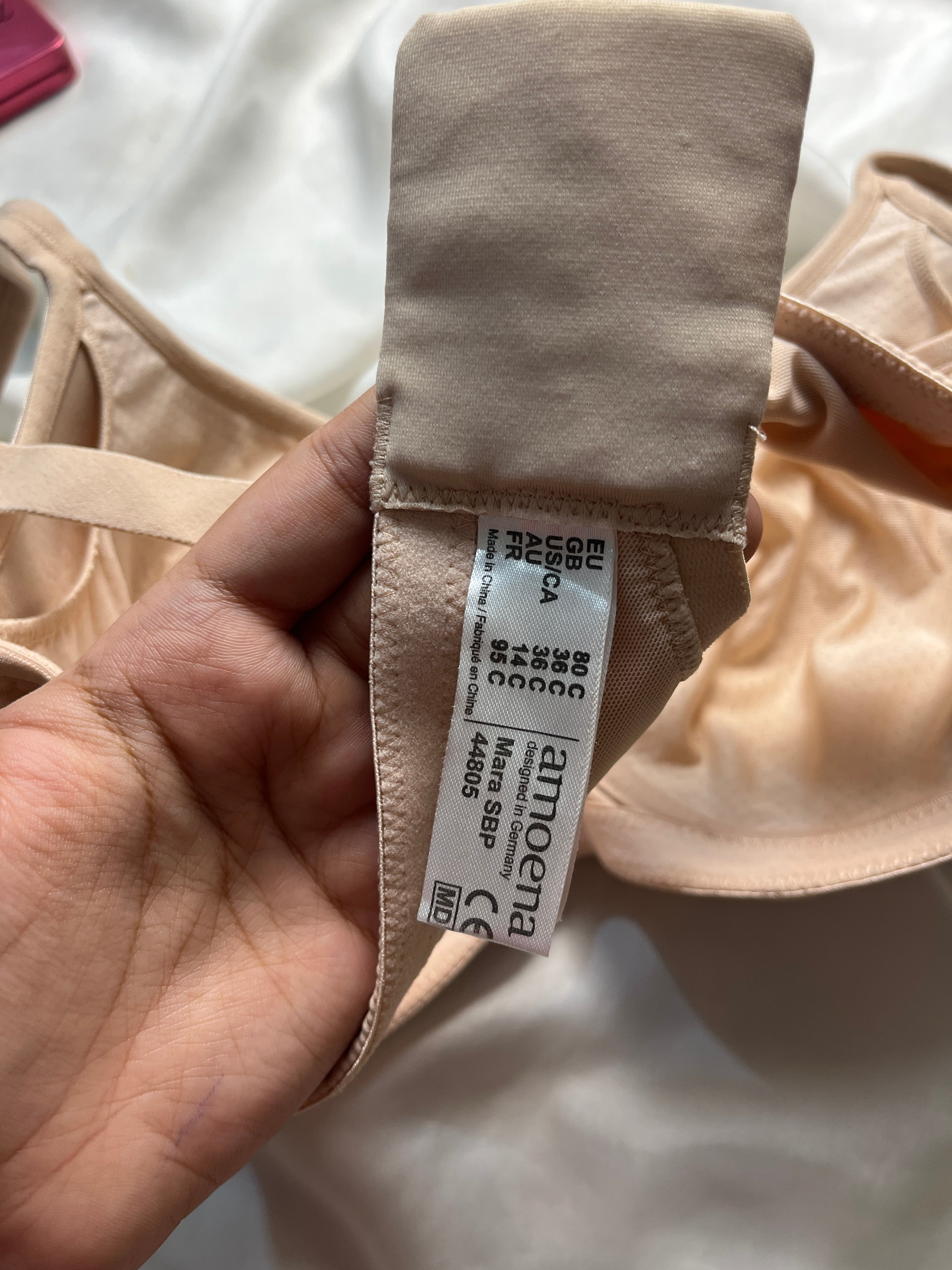 Amoena Full coverage Wireless 36C bra
