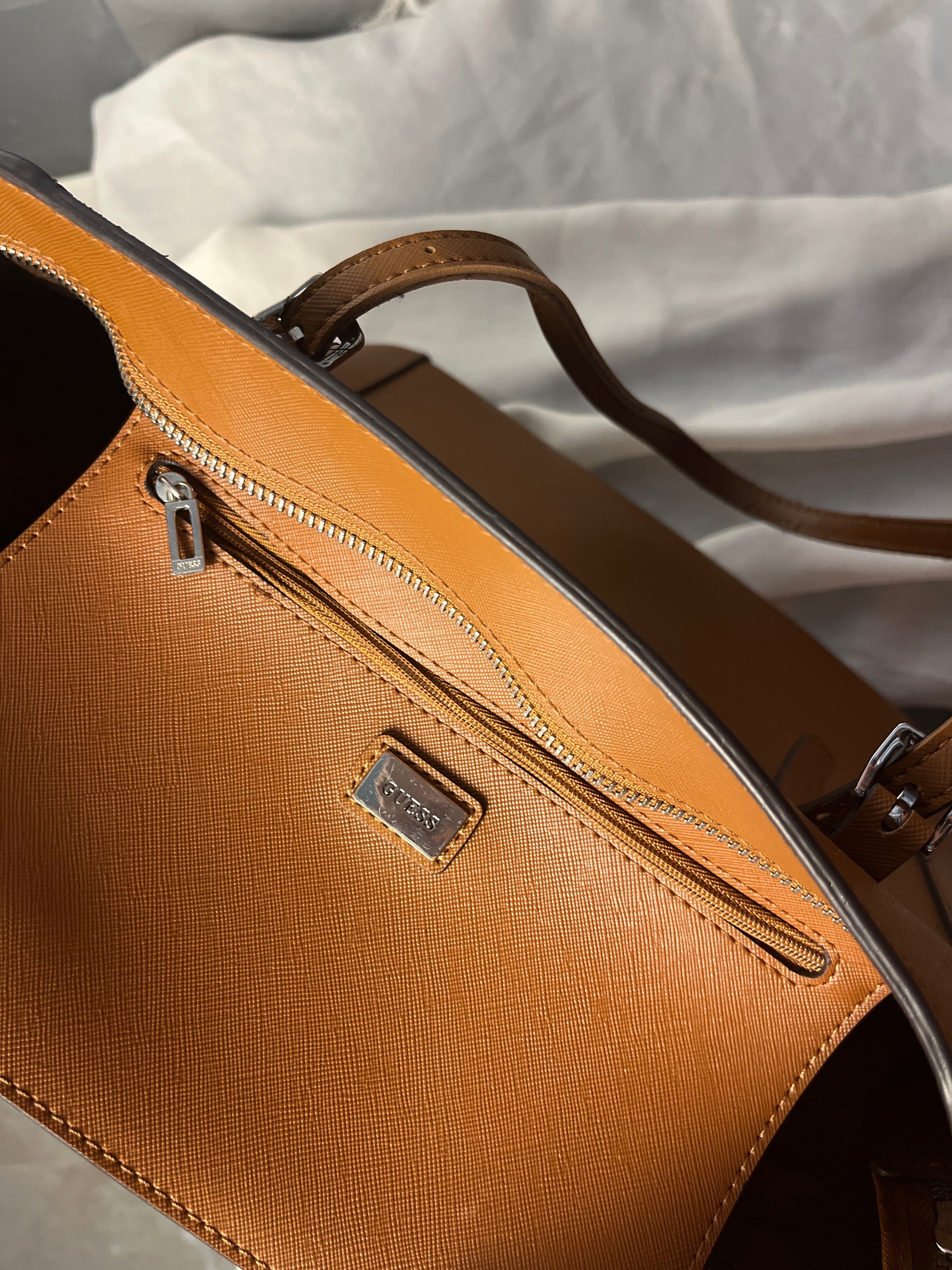Guess Original Large Brown Tote Bag