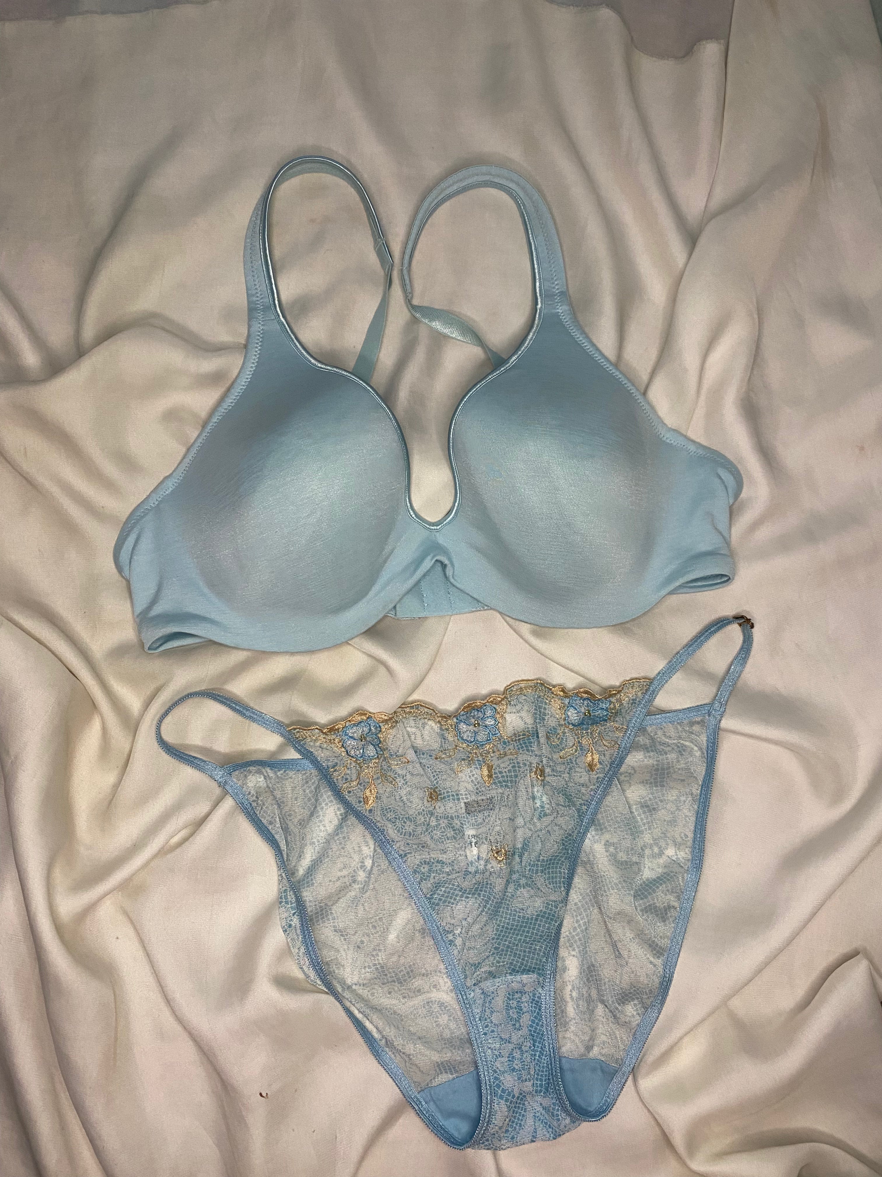 Barely there Bra Set 36C _ Bridal Set