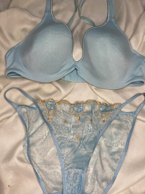 Barely there Bra Set 36C _ Bridal Set
