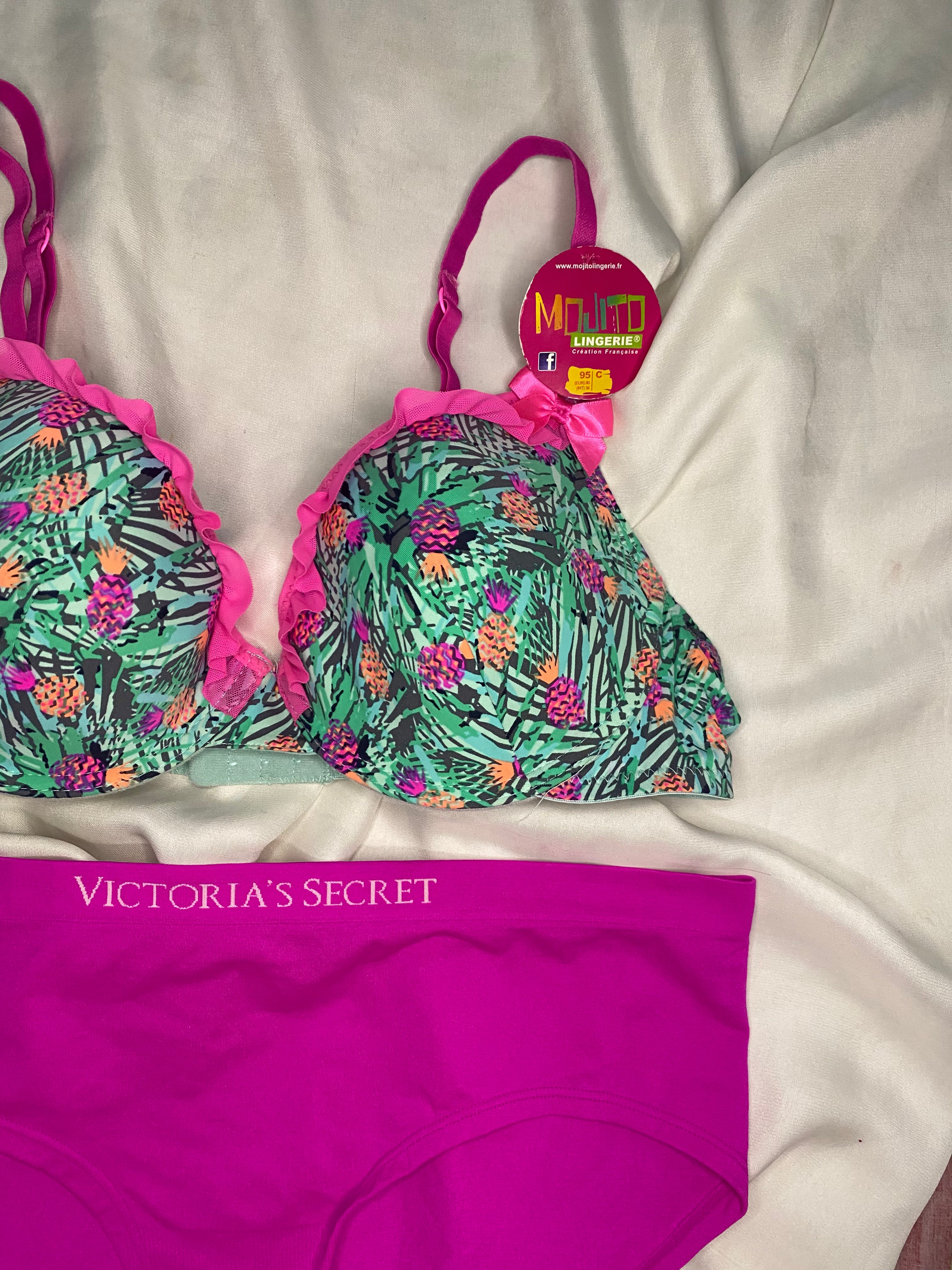 Mojito Bra 36C Pair with Victoria's Secret Underwear- Dailywear