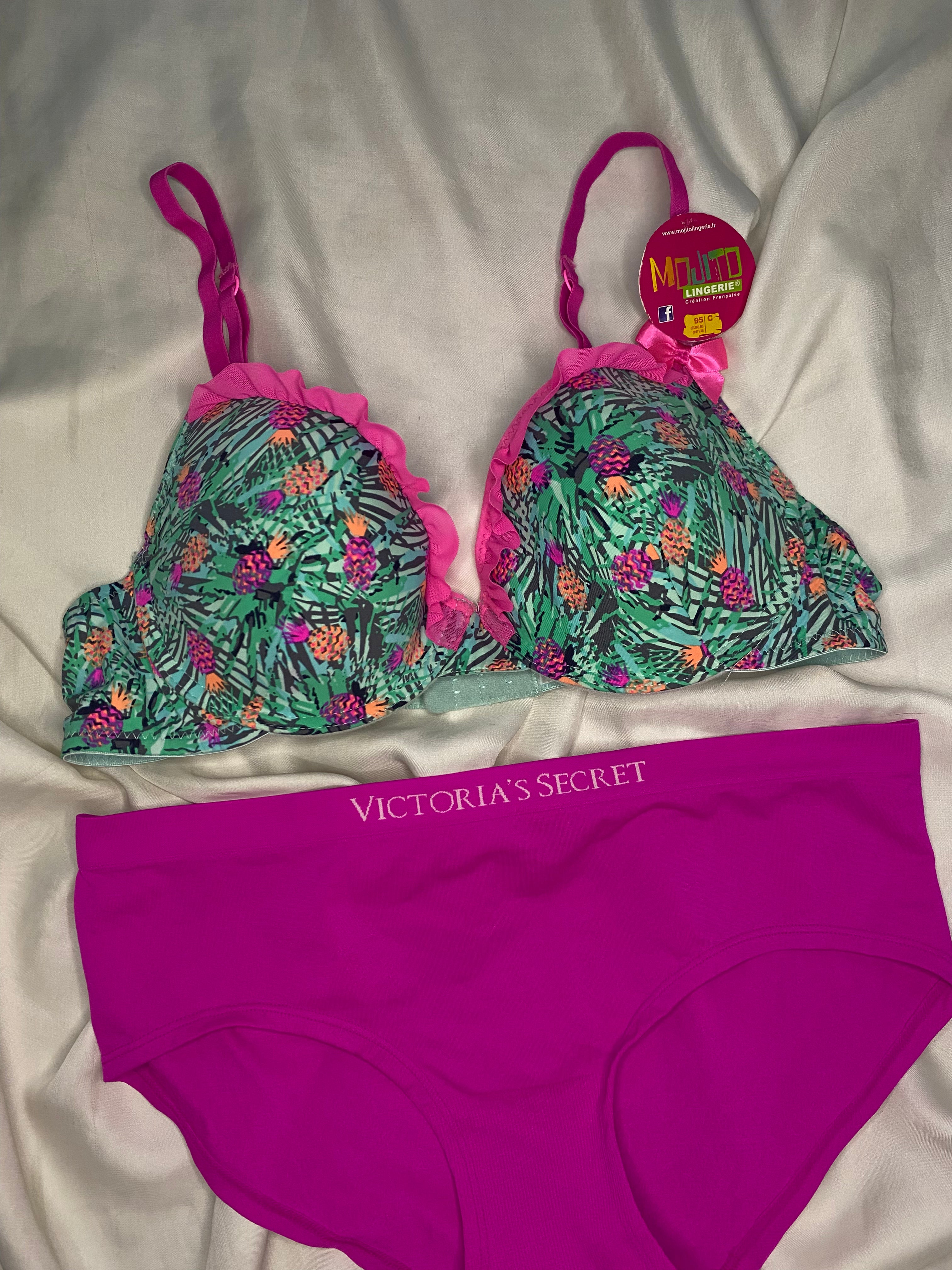 Mojito Bra 36C Pair with Victoria's Secret Underwear- Dailywear