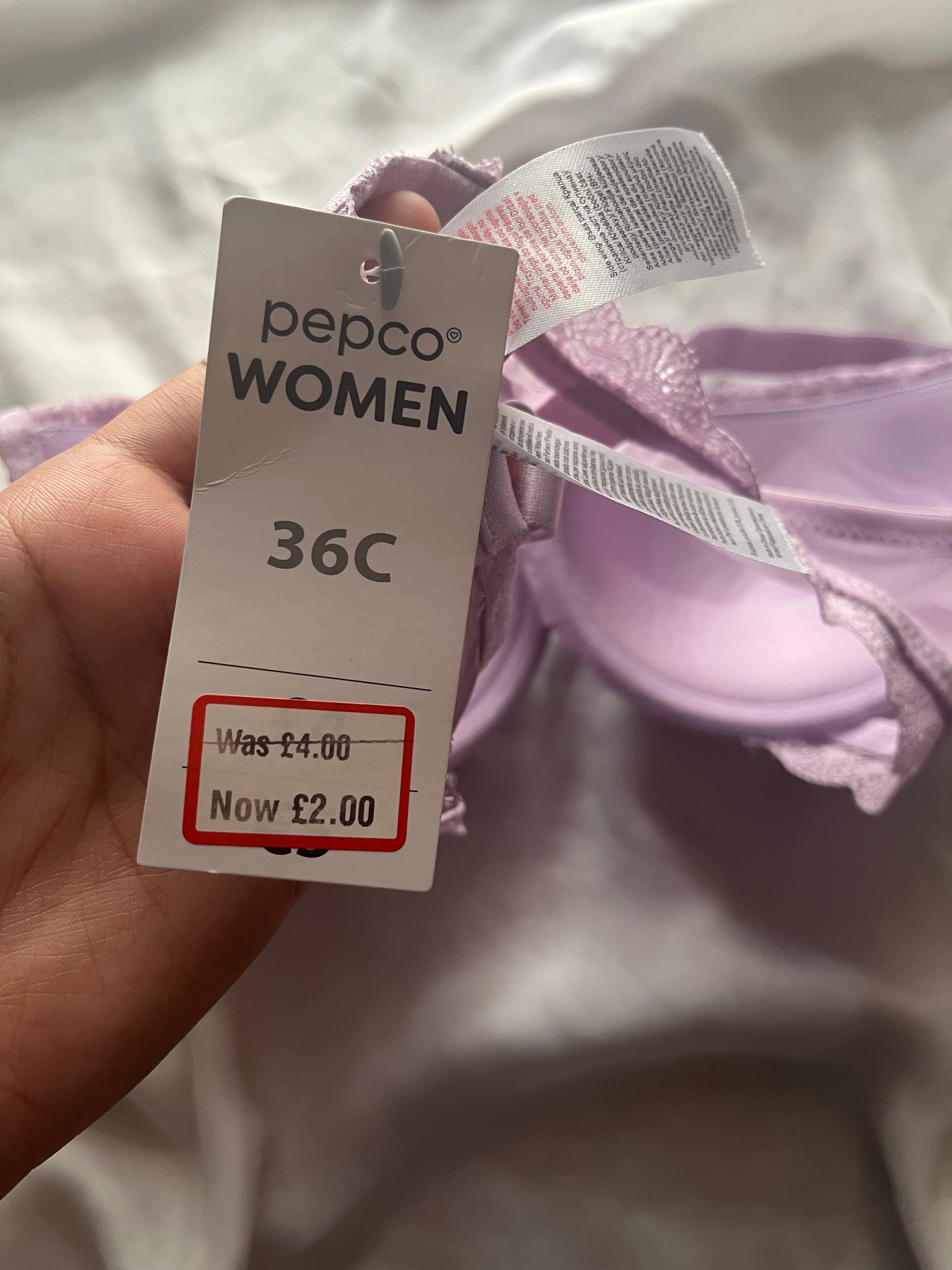 Pepco Woman 36C Pushup Bra