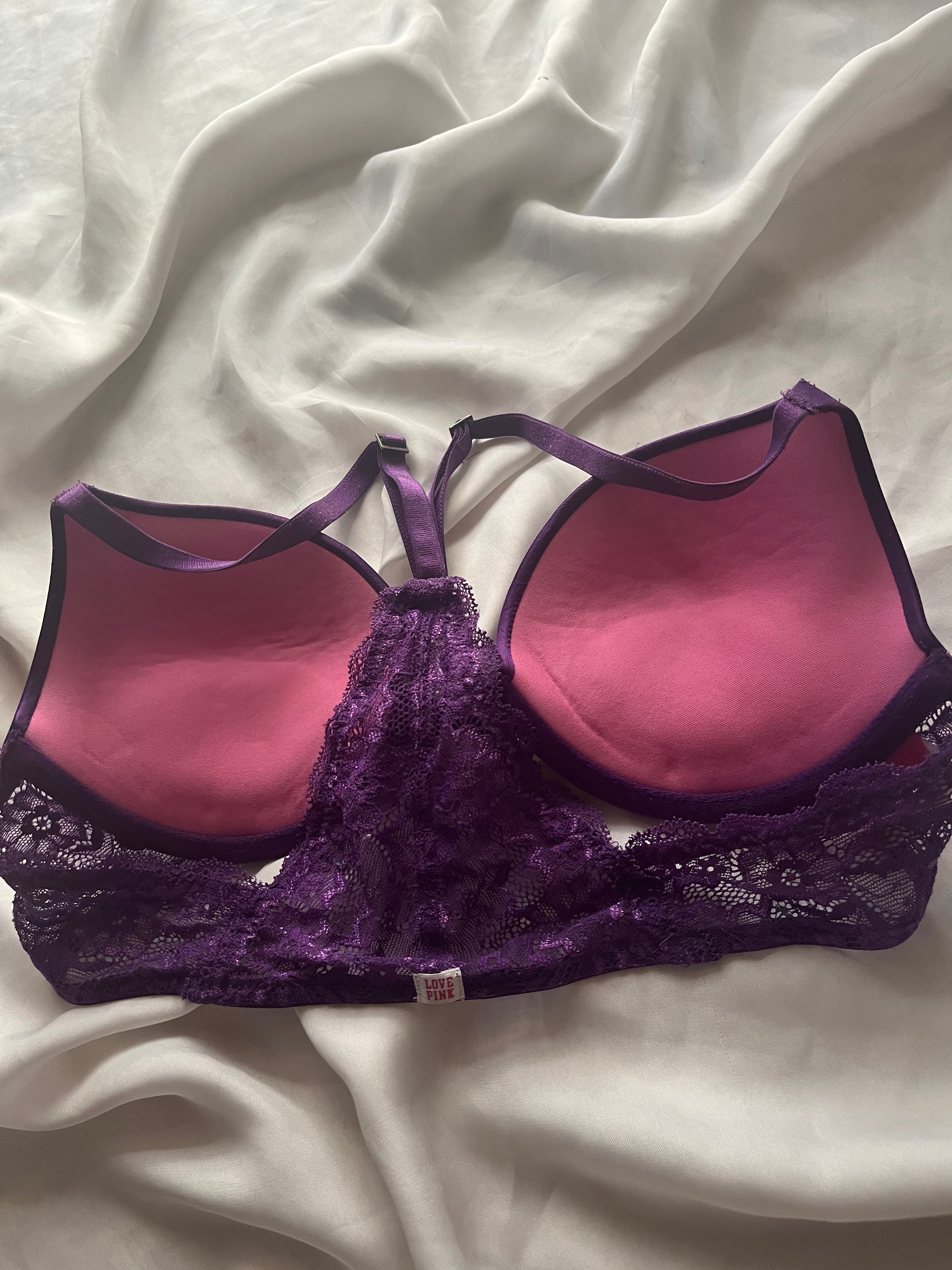 Pink Victoria's Secret 34B Pushup Bra