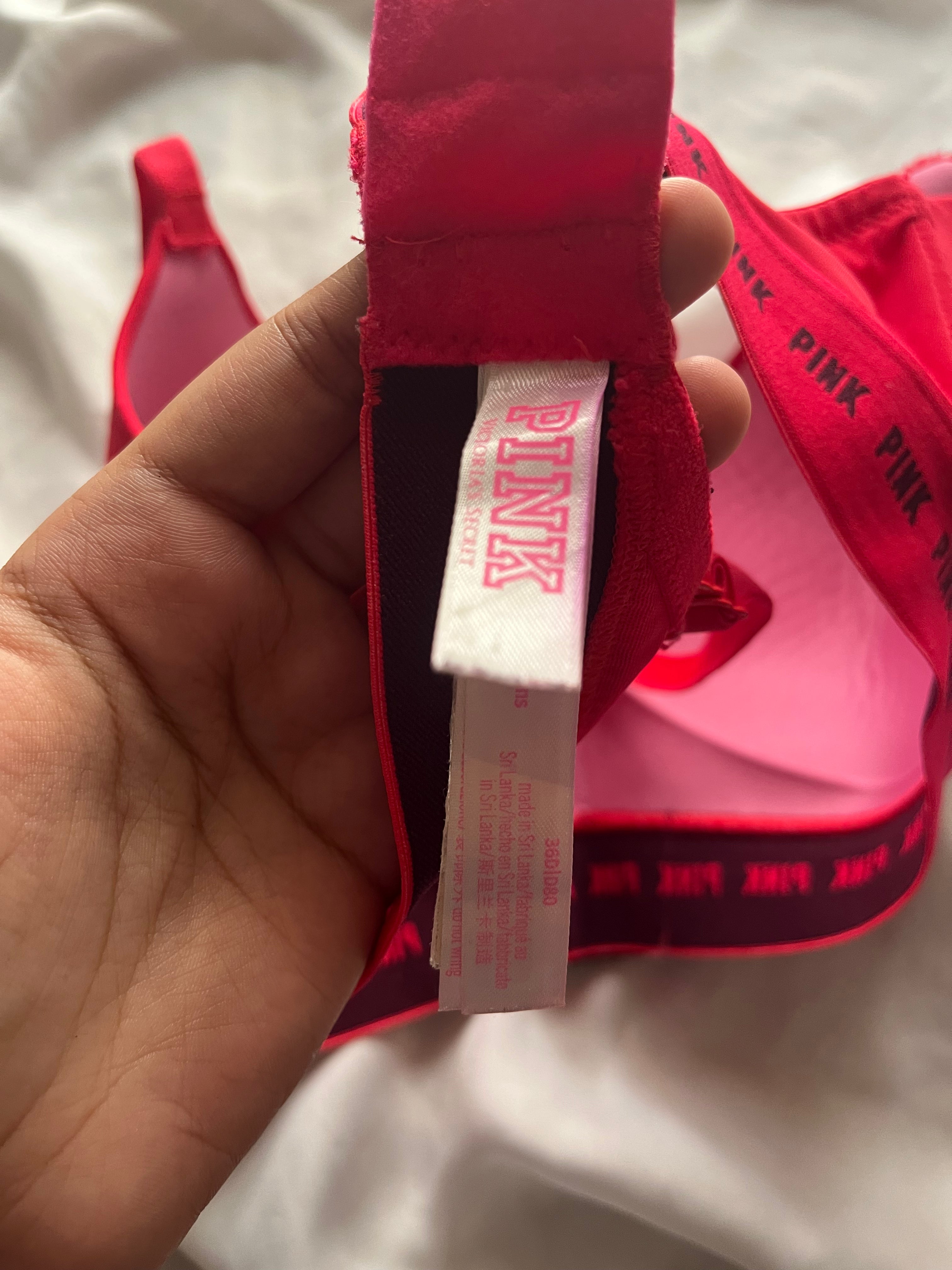 Pink Victoria's Secret 36D Wireless Bra