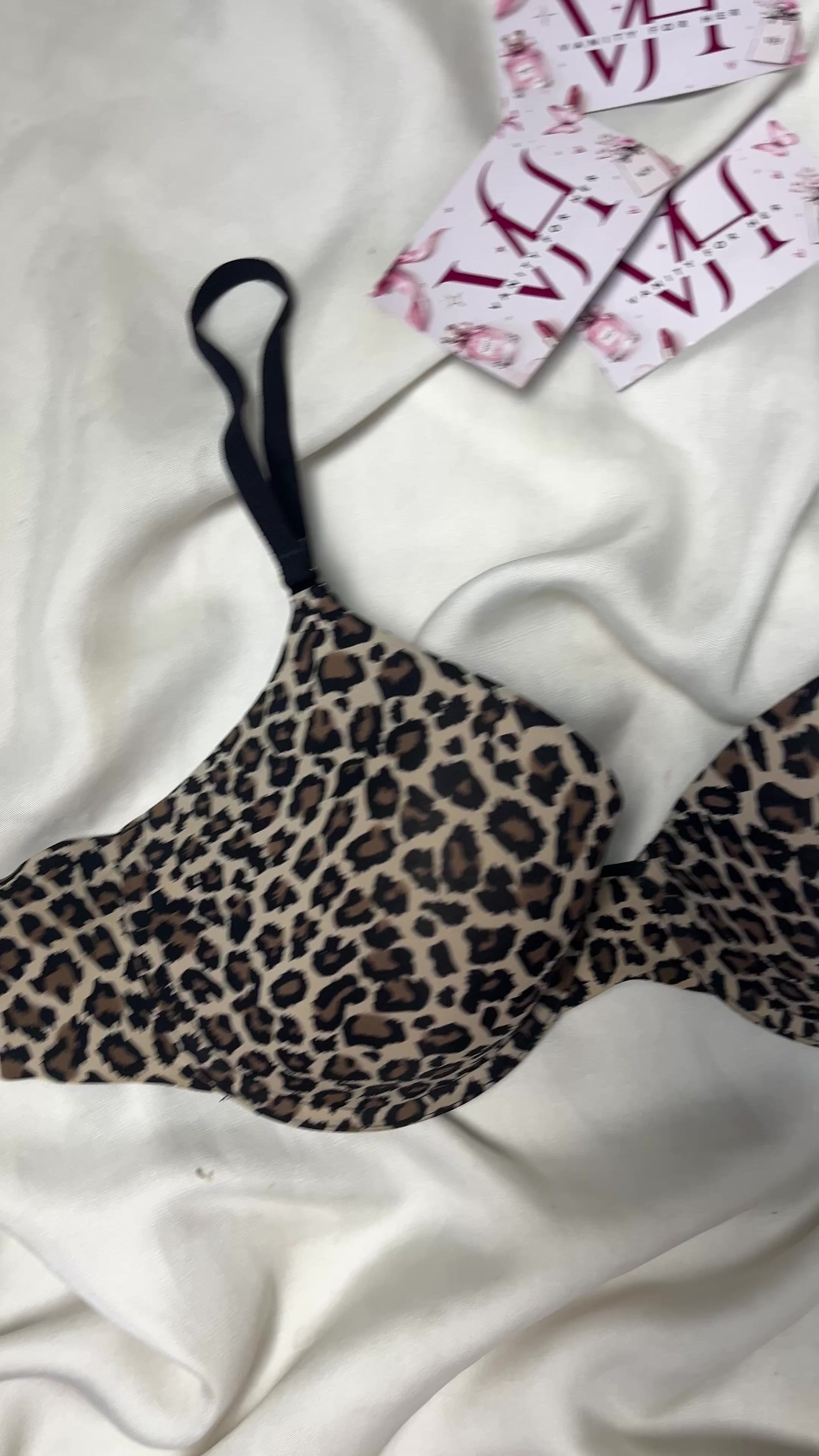 Cheetah tshirt bra 36B