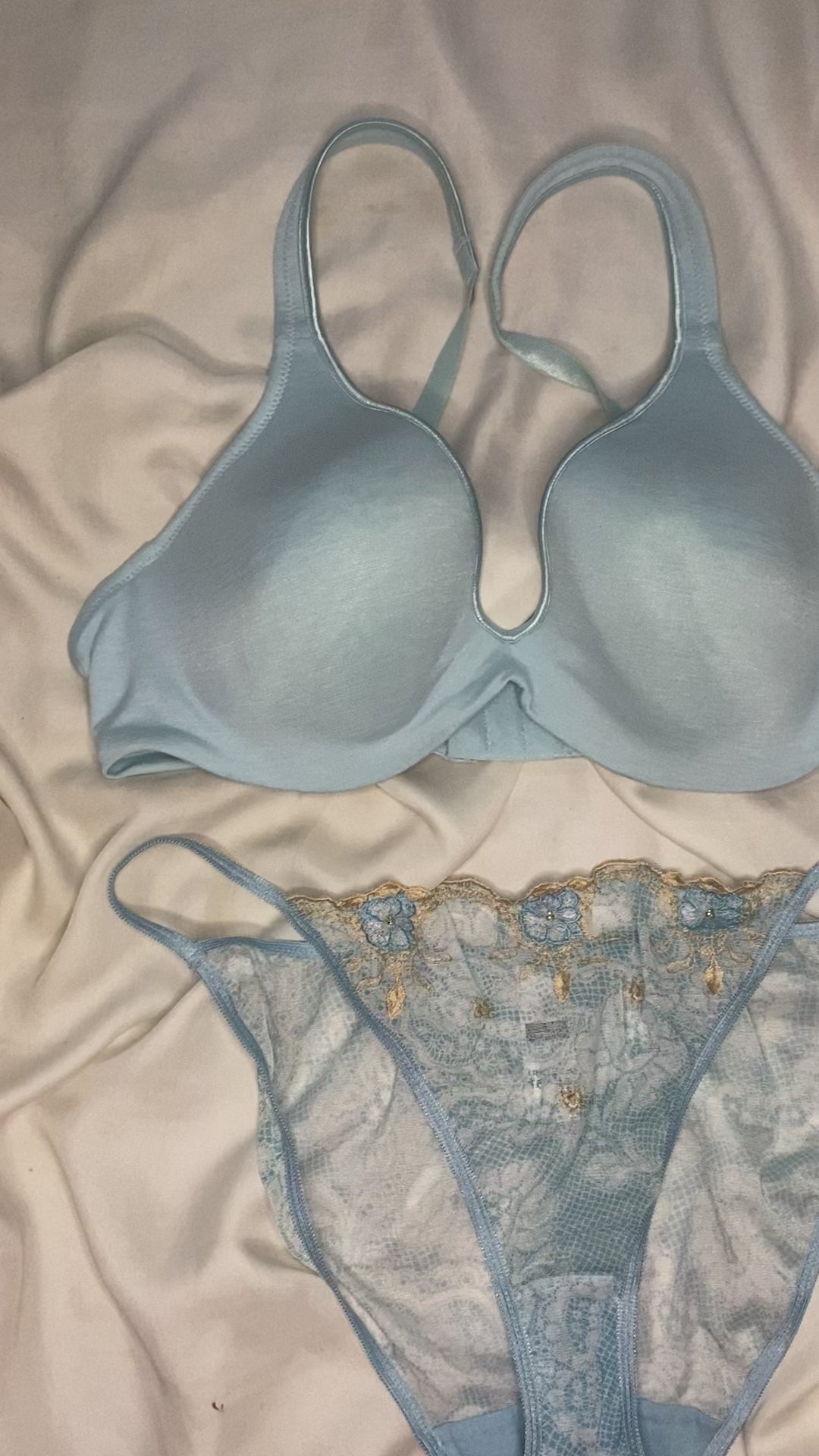 Barely there Bra Set 36C _ Bridal Set